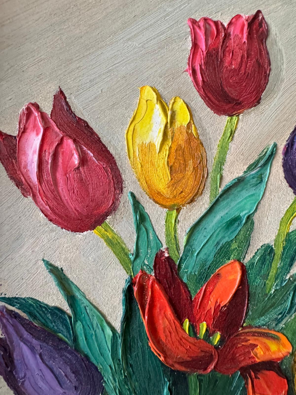 French Flowers in a Blue Vase