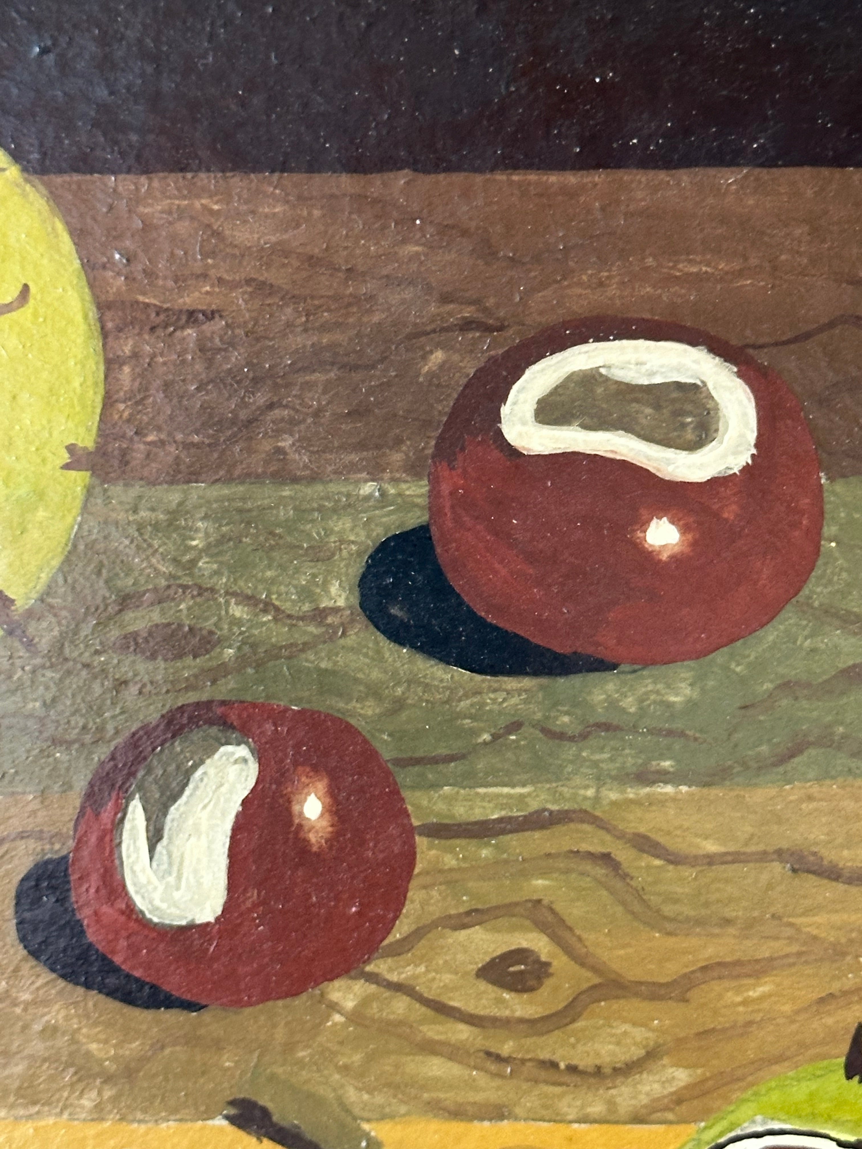 Conkers in Vintage French Frame