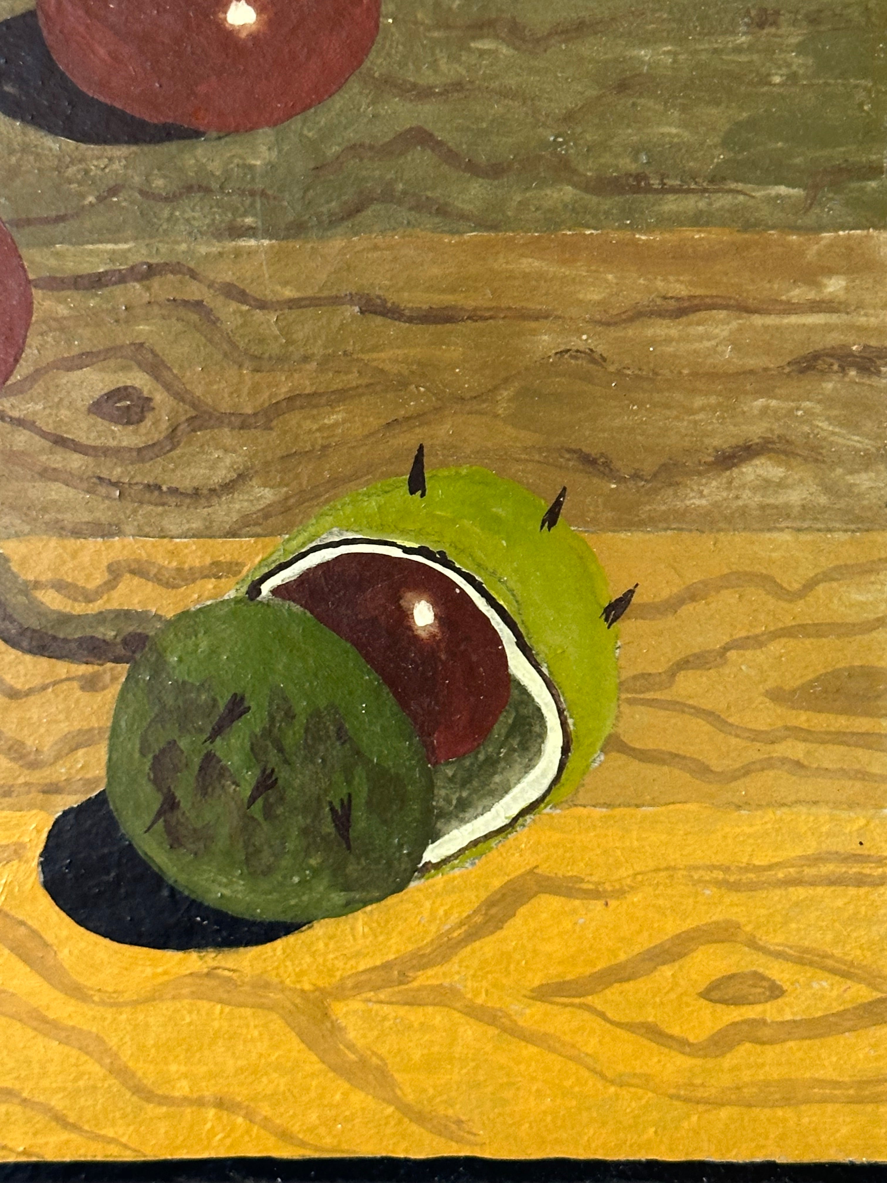 Conkers in Vintage French Frame