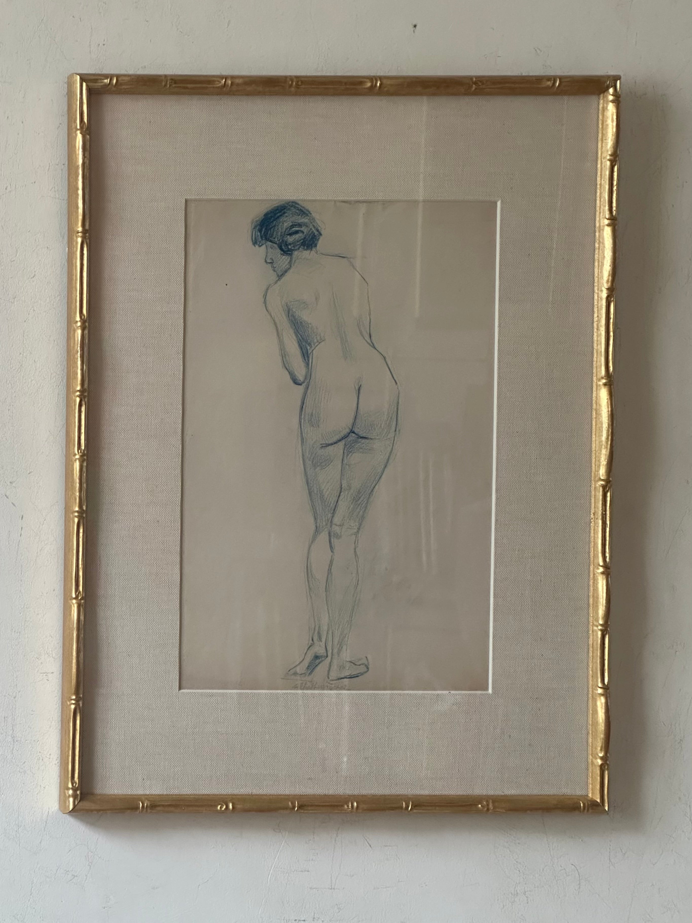 Blue Pencil Nude