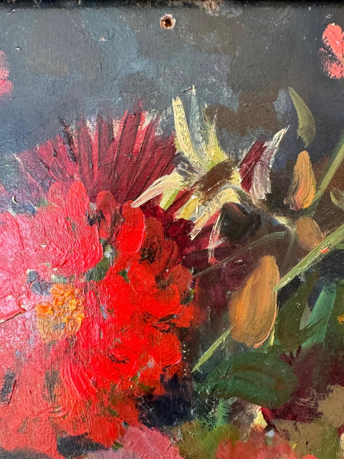 Red Dahlias