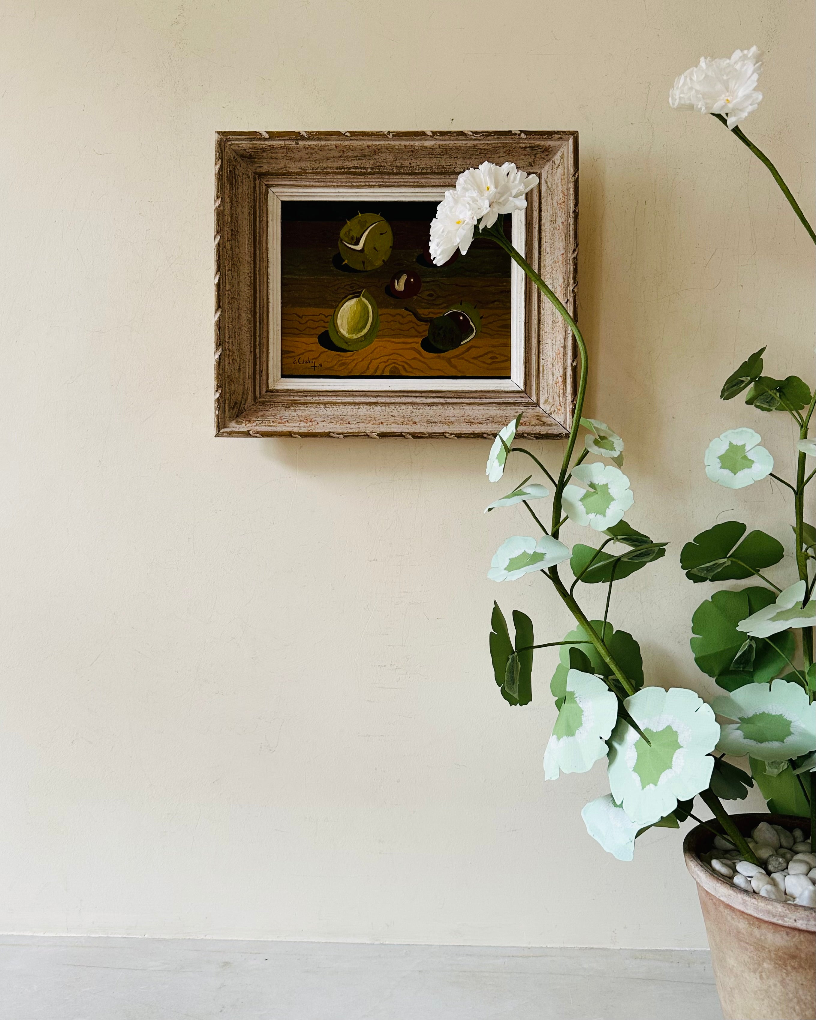 Conkers in Vintage French Frame