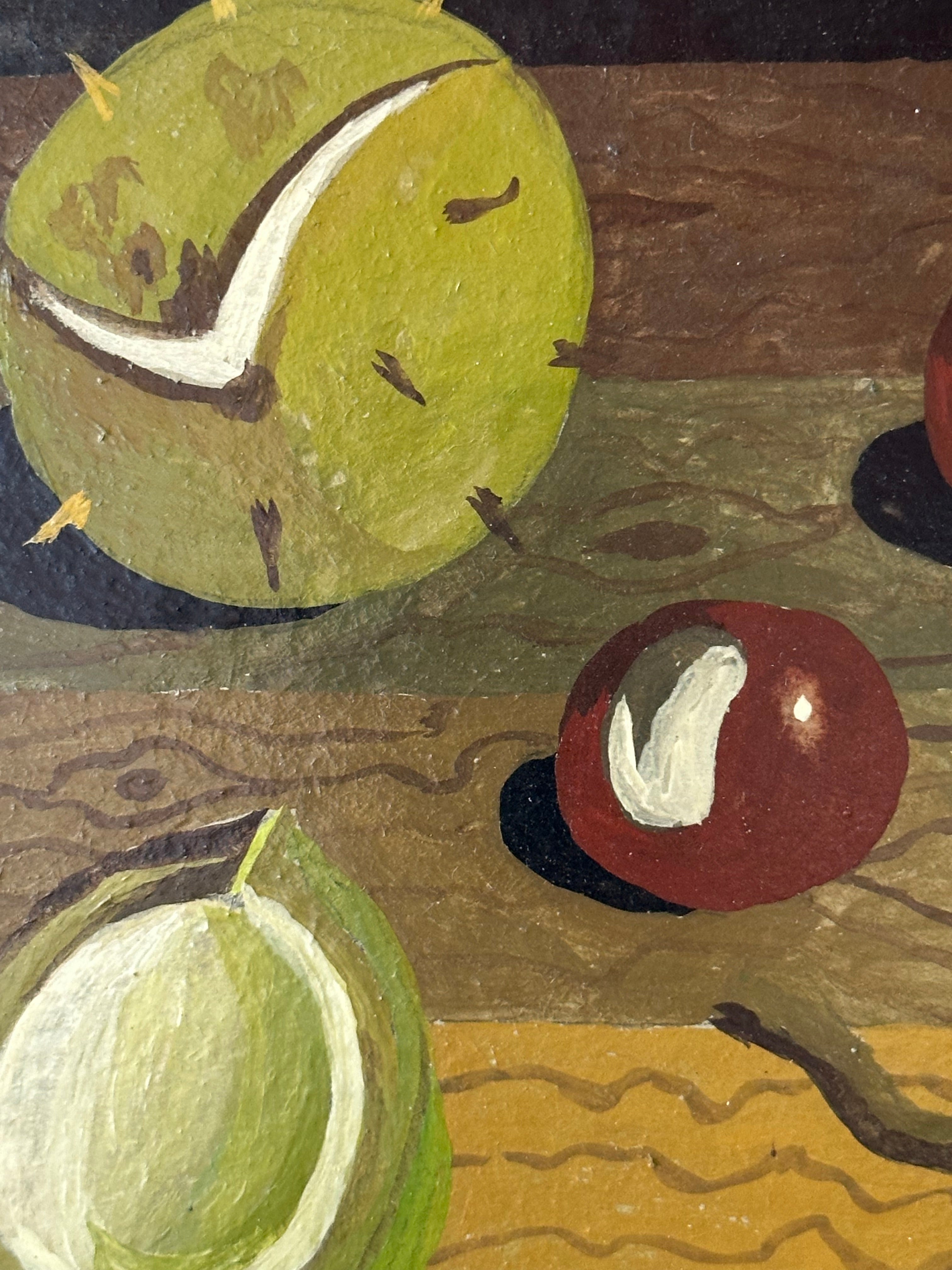 Conkers in Vintage French Frame