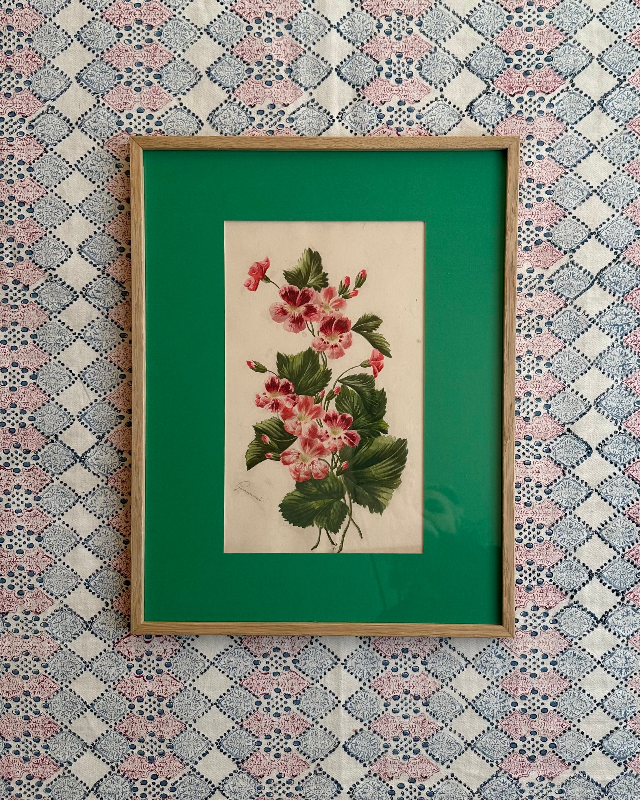 1930s French Floral Watercolours
