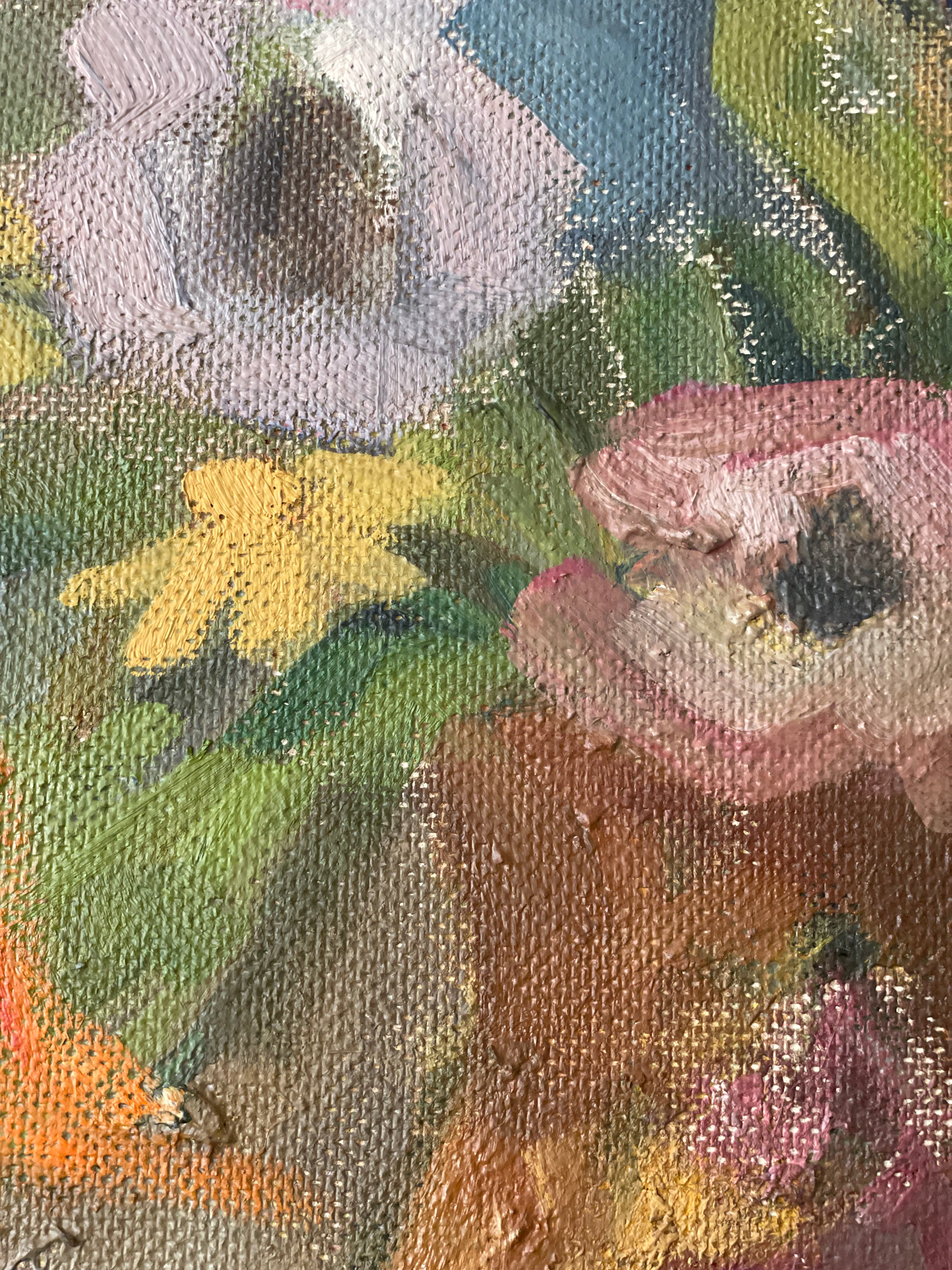 Summer Flowers in a Clay Jug