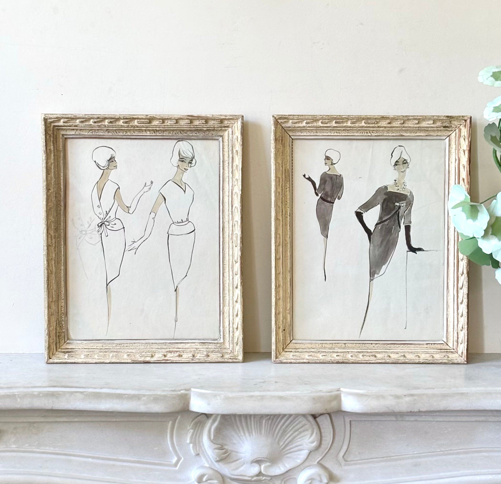 French Fashion Sketches