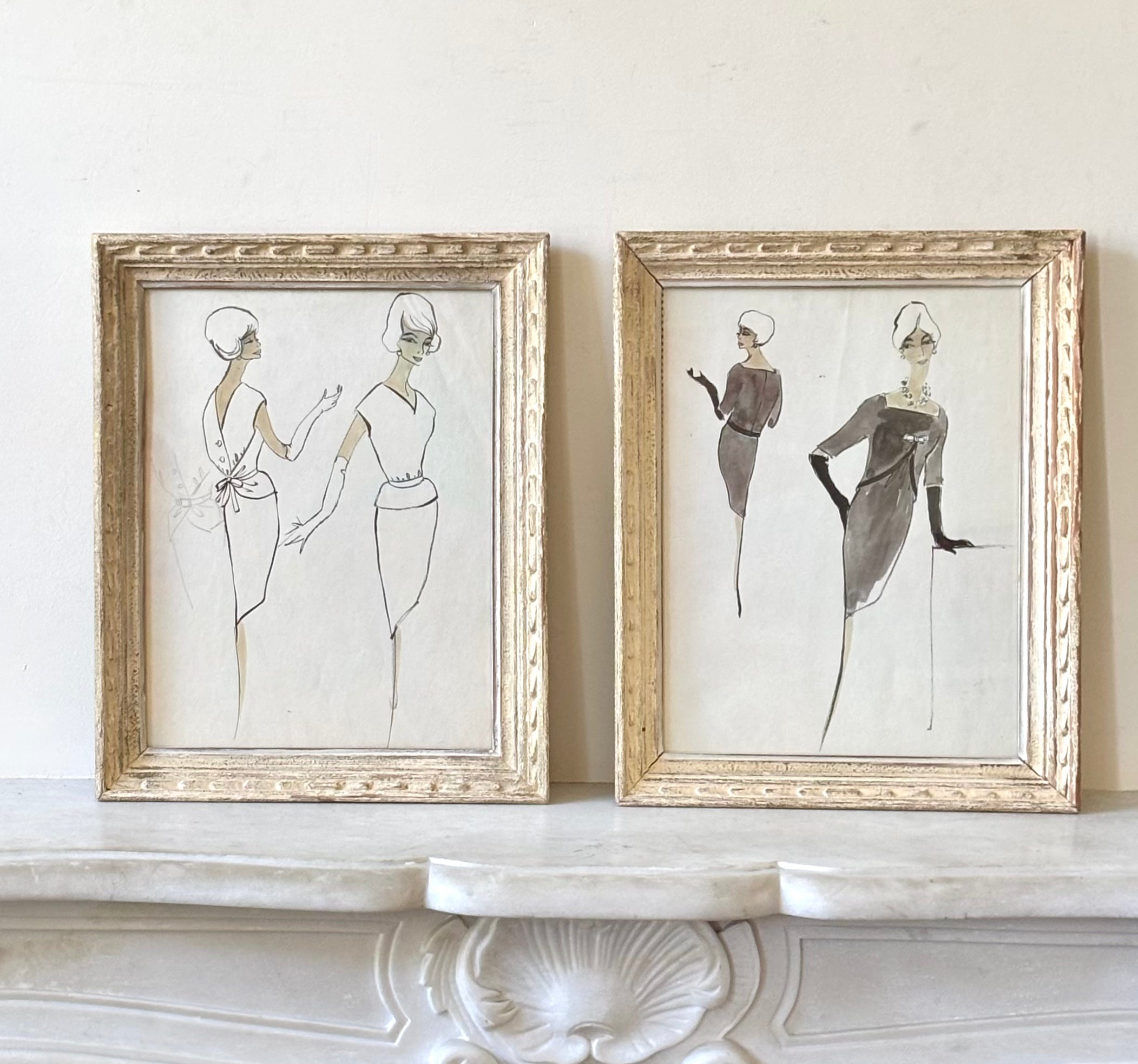 French Fashion Sketches