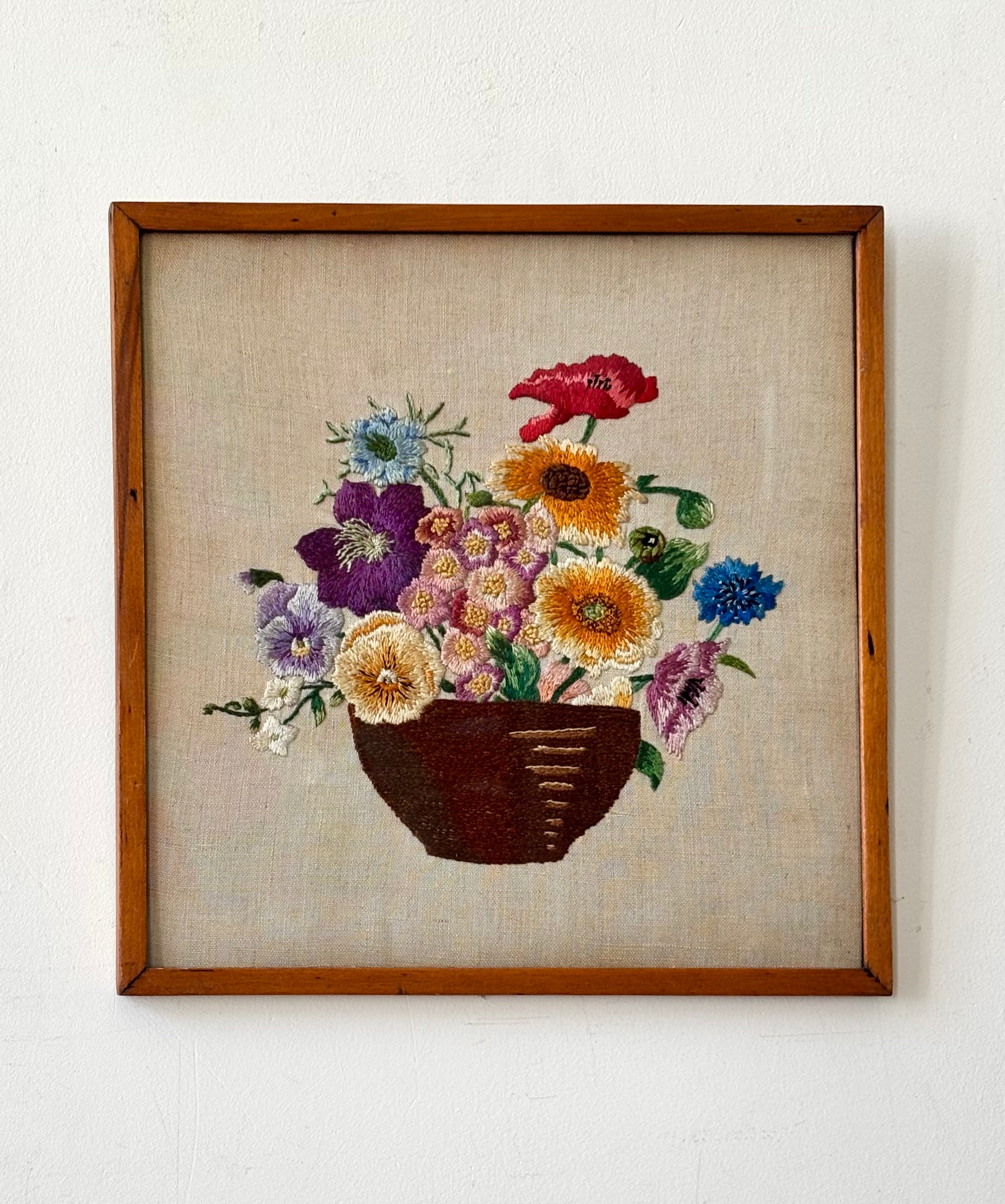 Embroidered Flowers