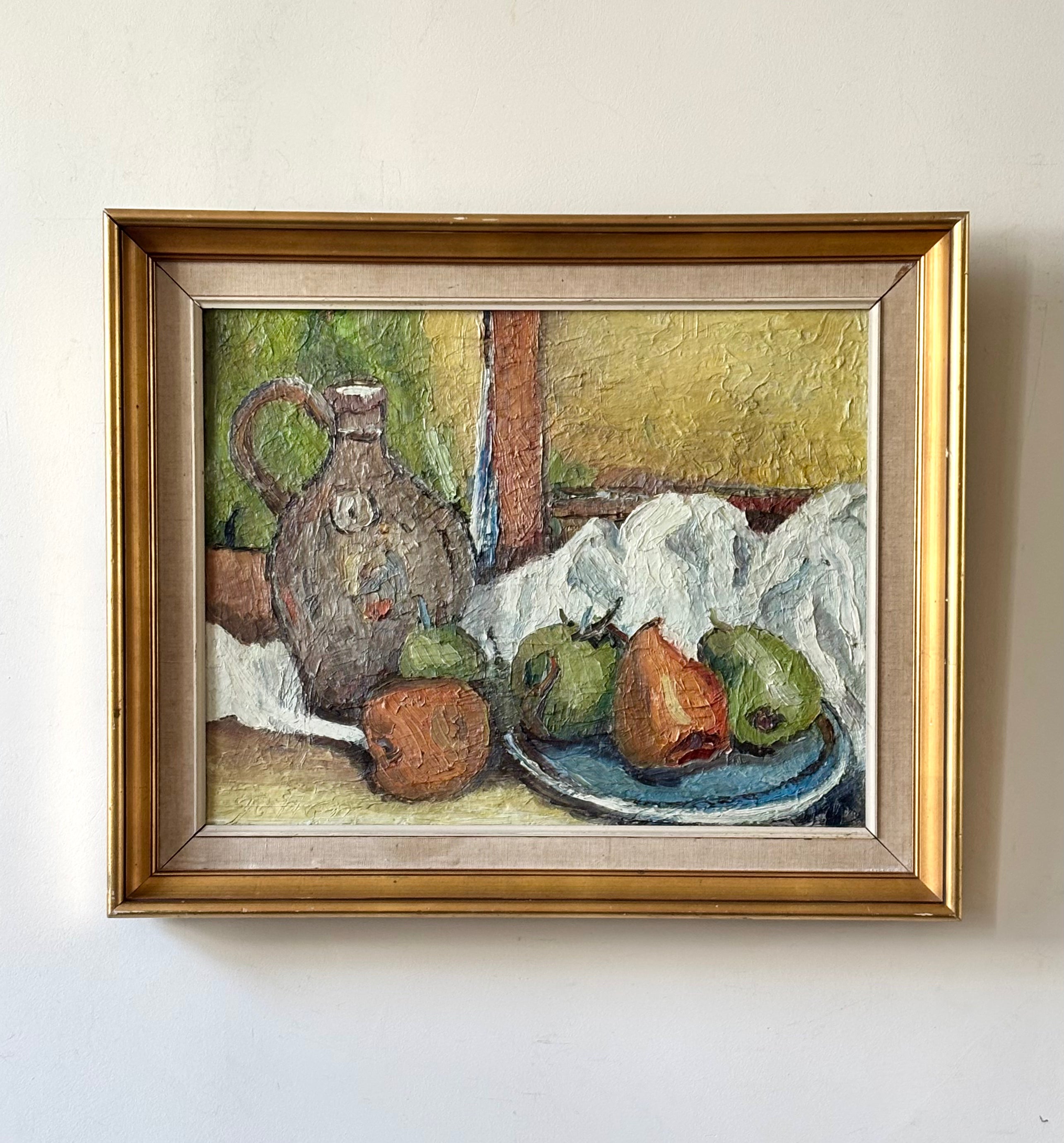 Still Life with Pears and Jug