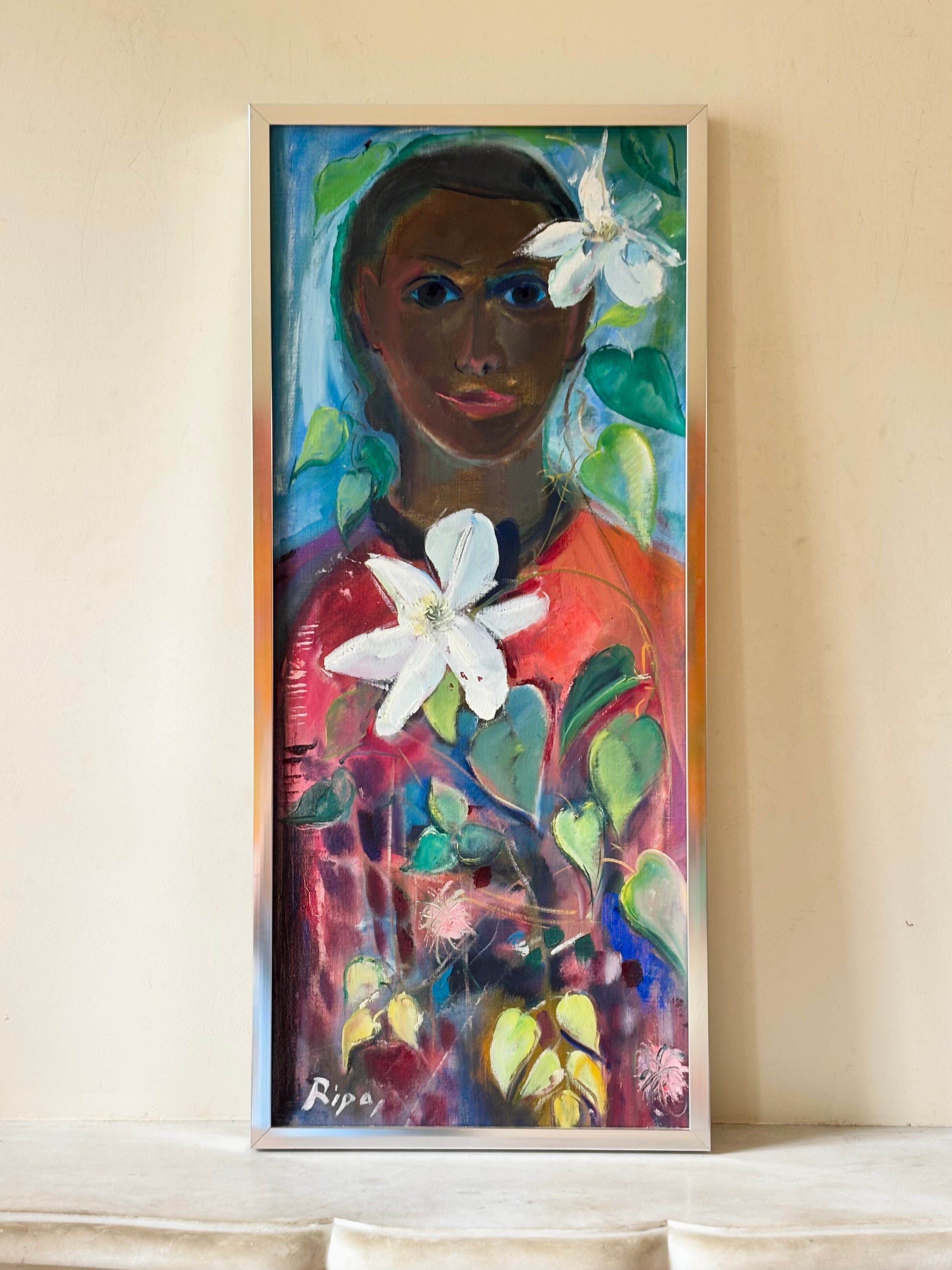 Girl with Flowers