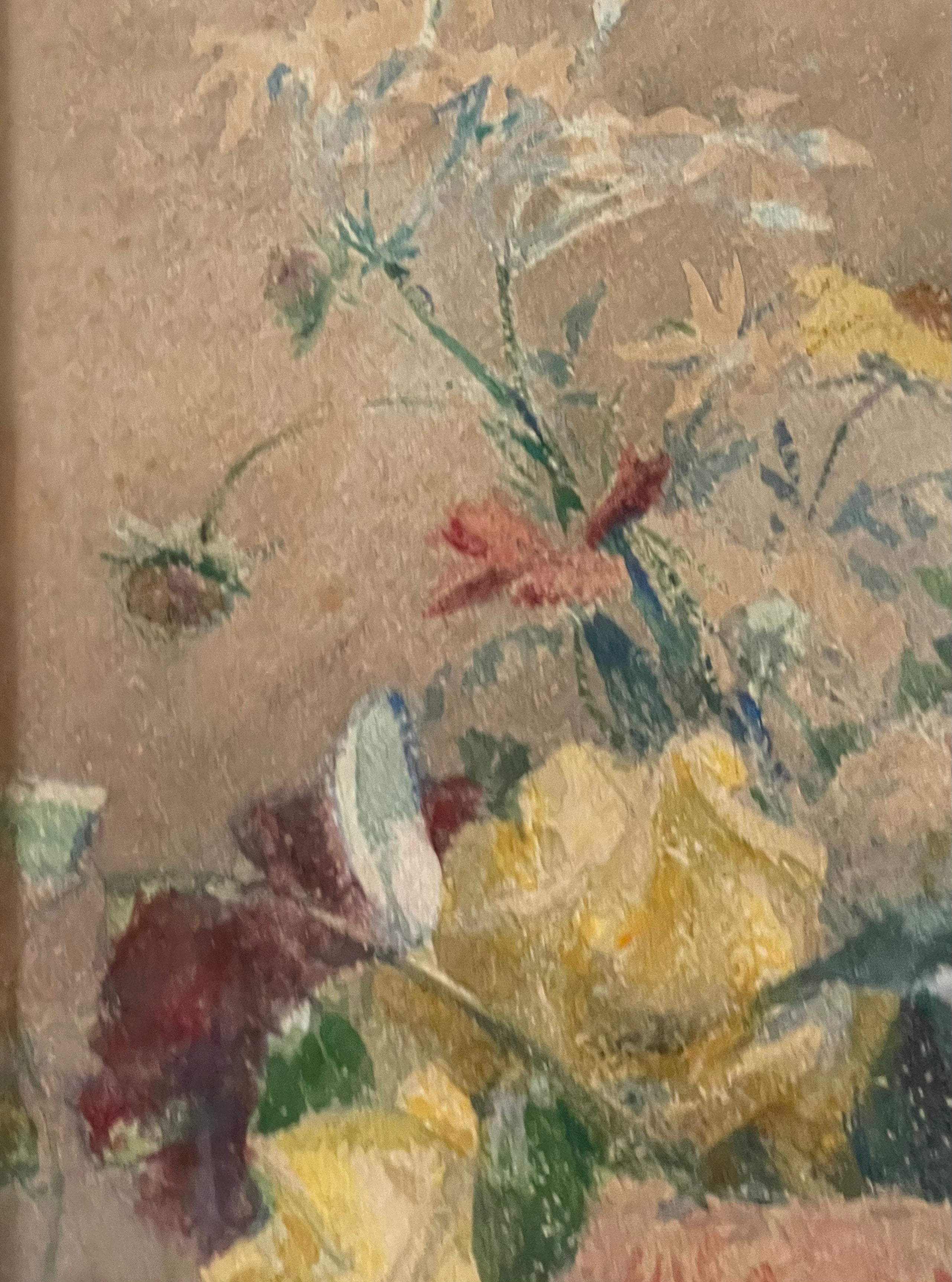 Floral with Pink Roses