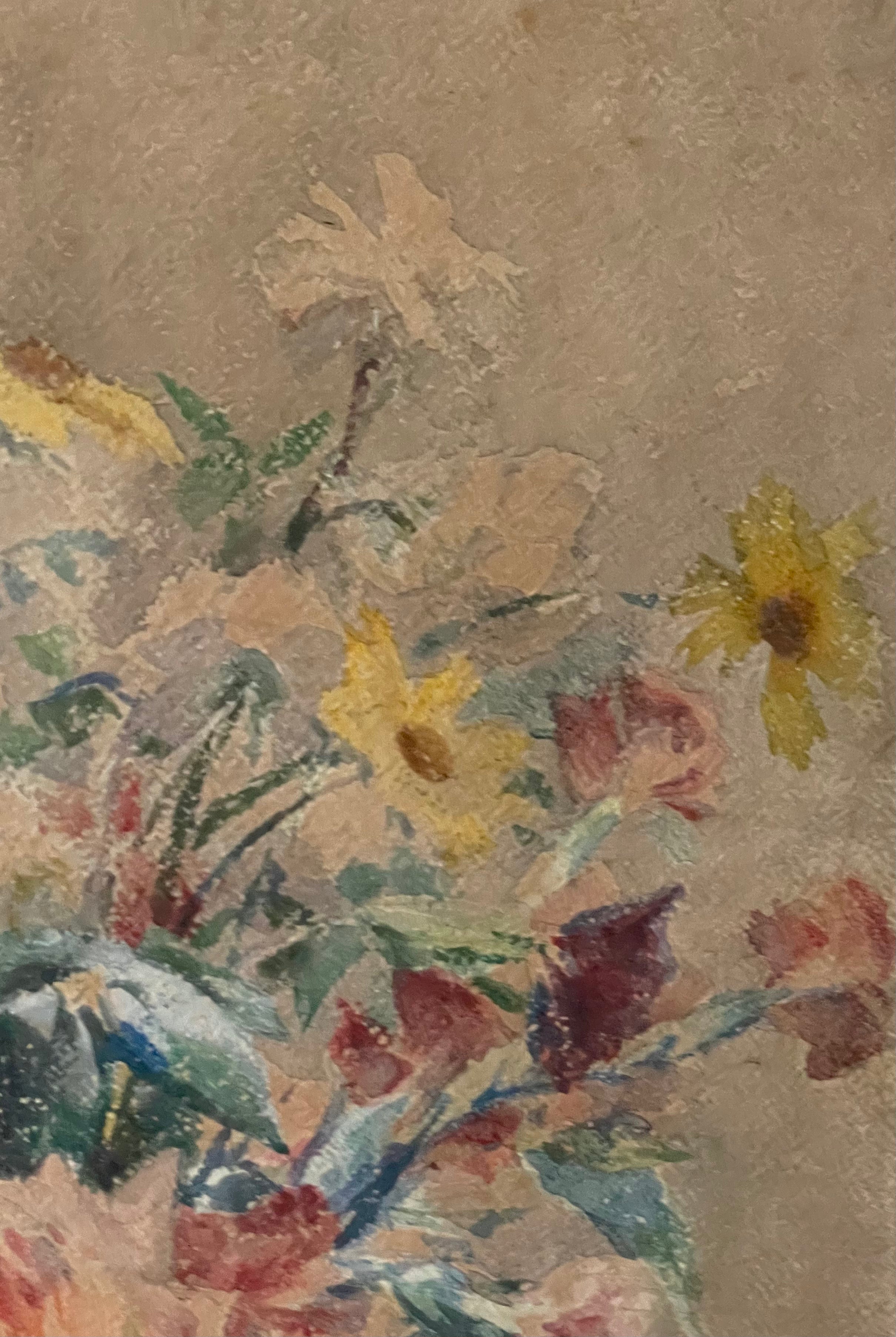 Floral with Pink Roses