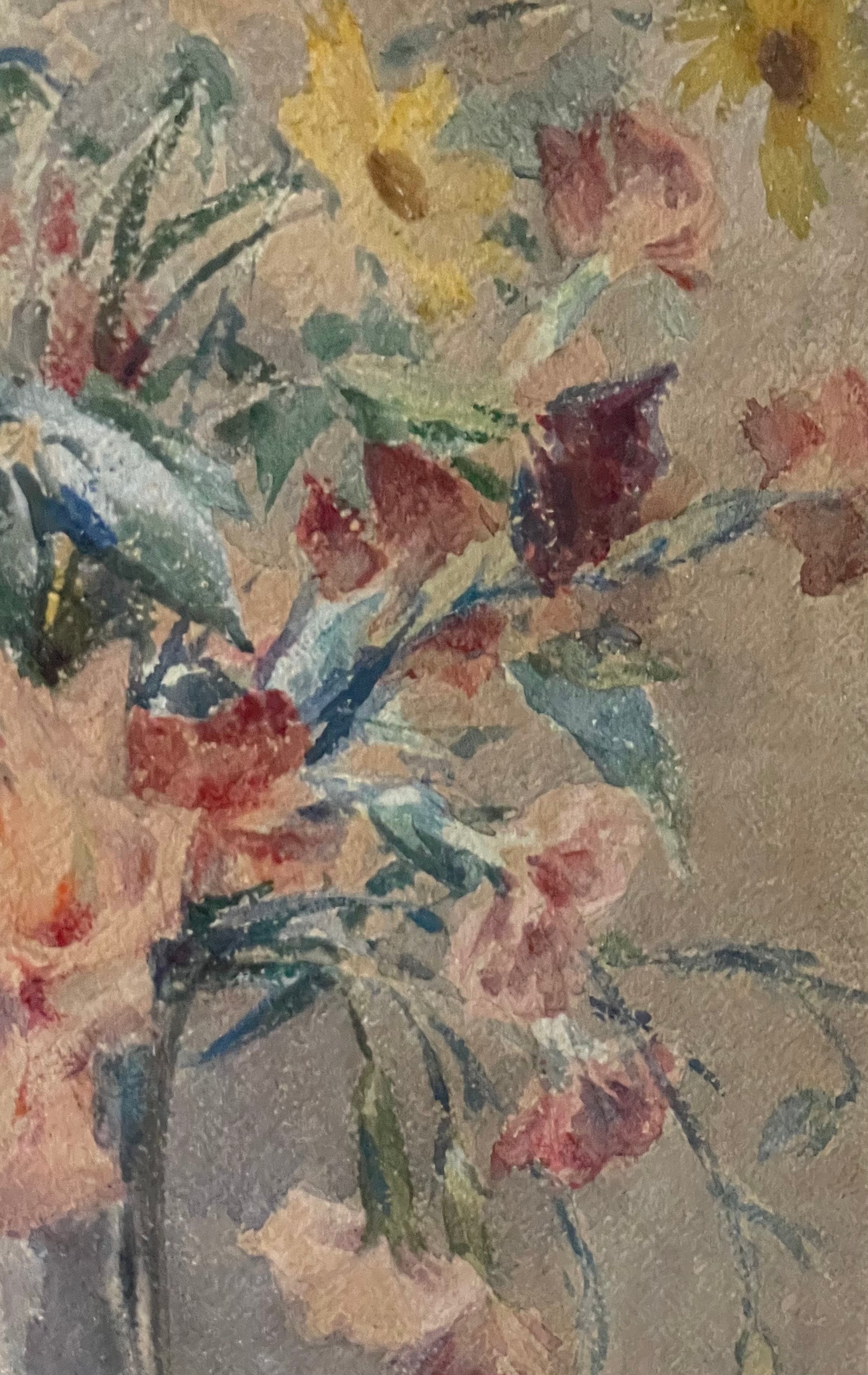 Floral with Pink Roses