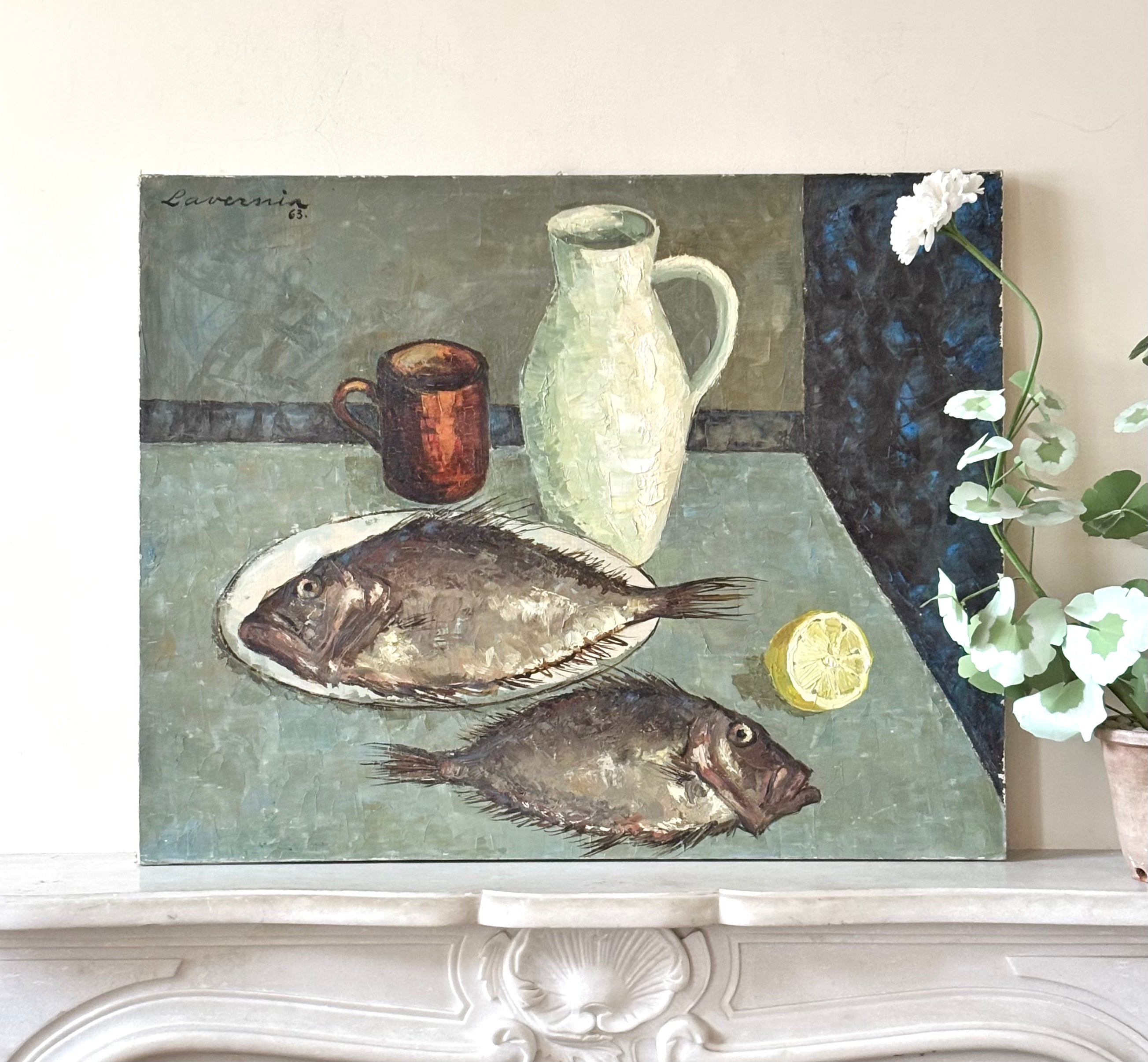 Still Life with Fish and Lemon