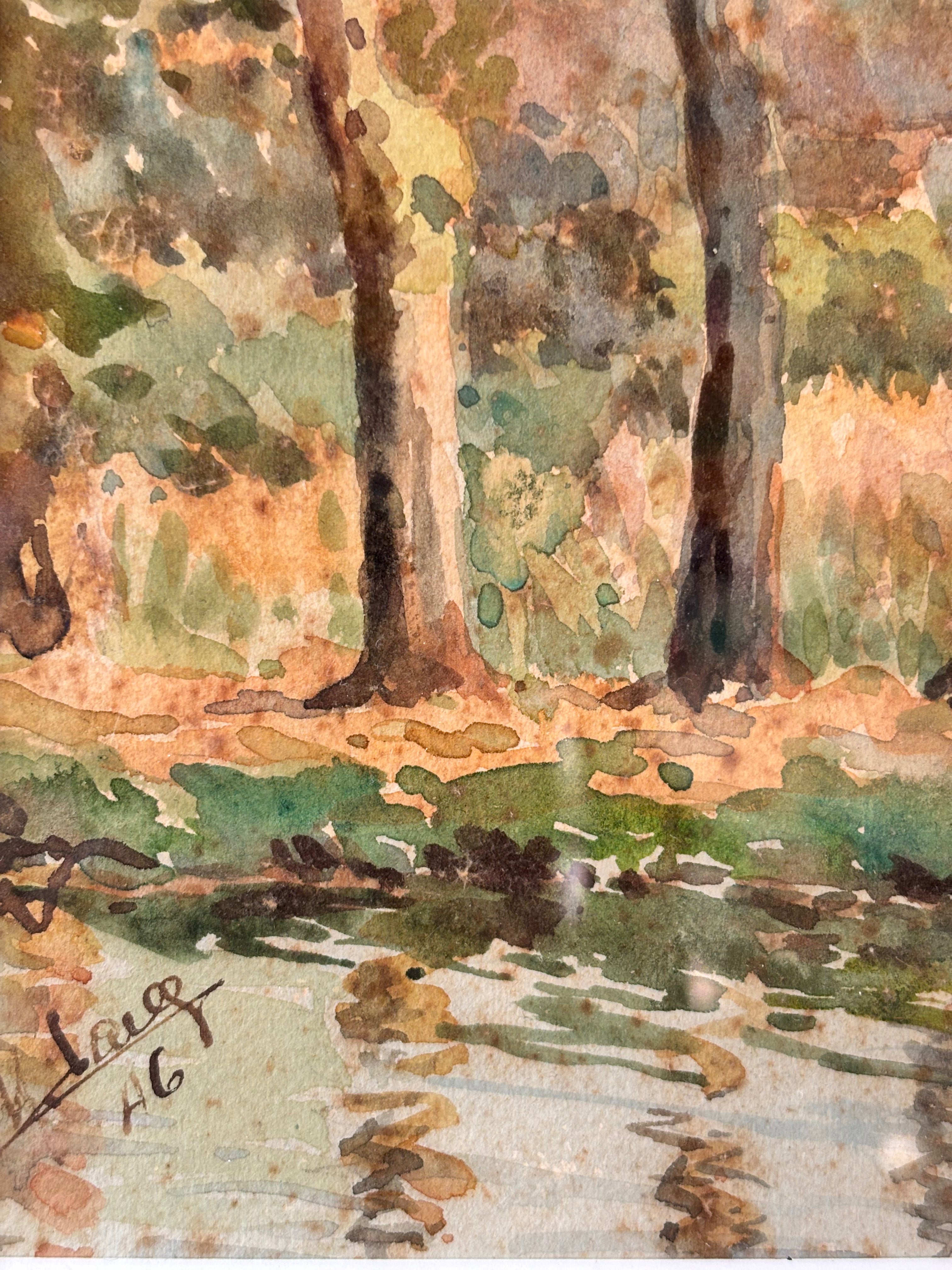 Watercolour Trees
