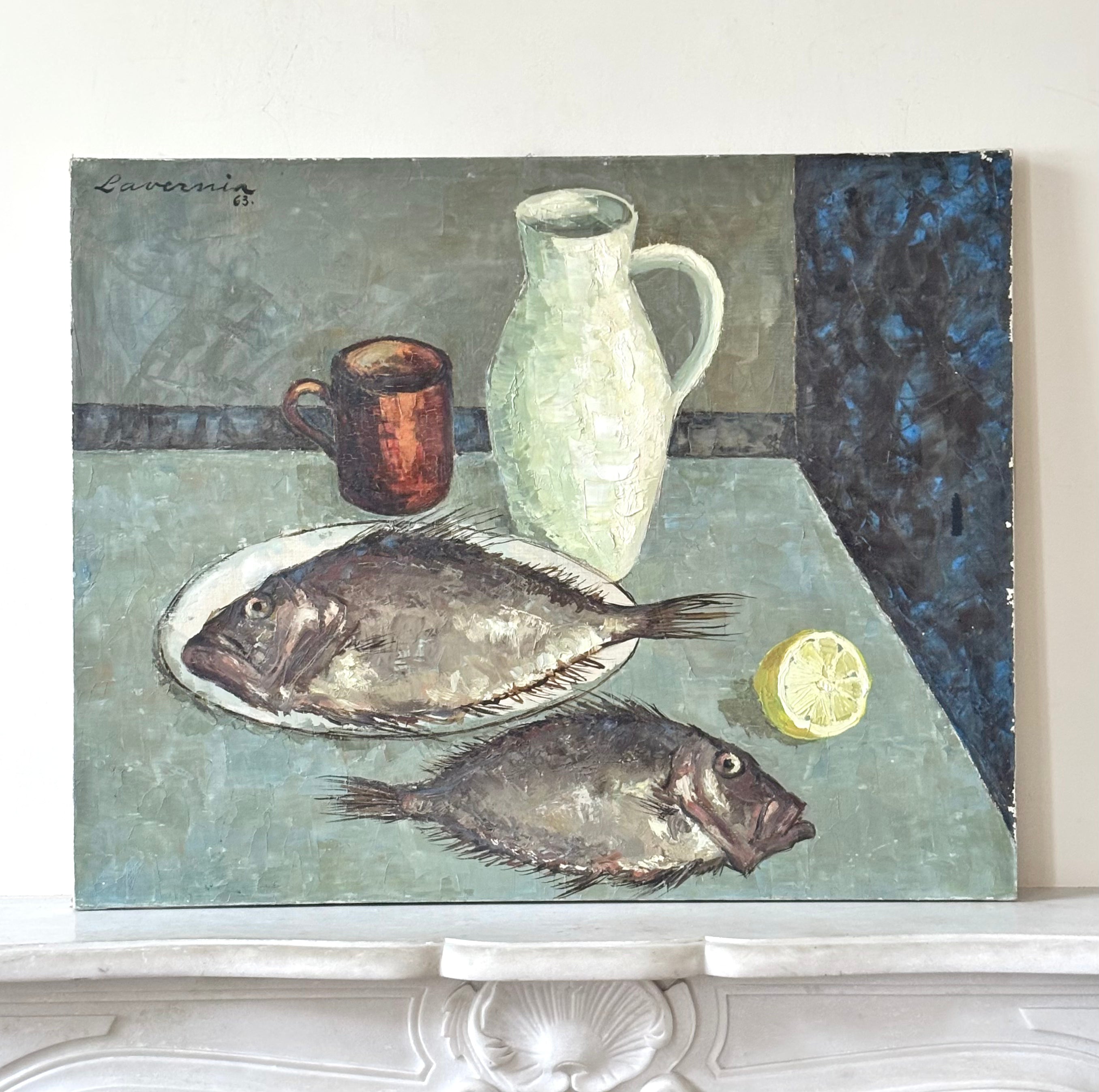 Still Life with Fish and Lemon