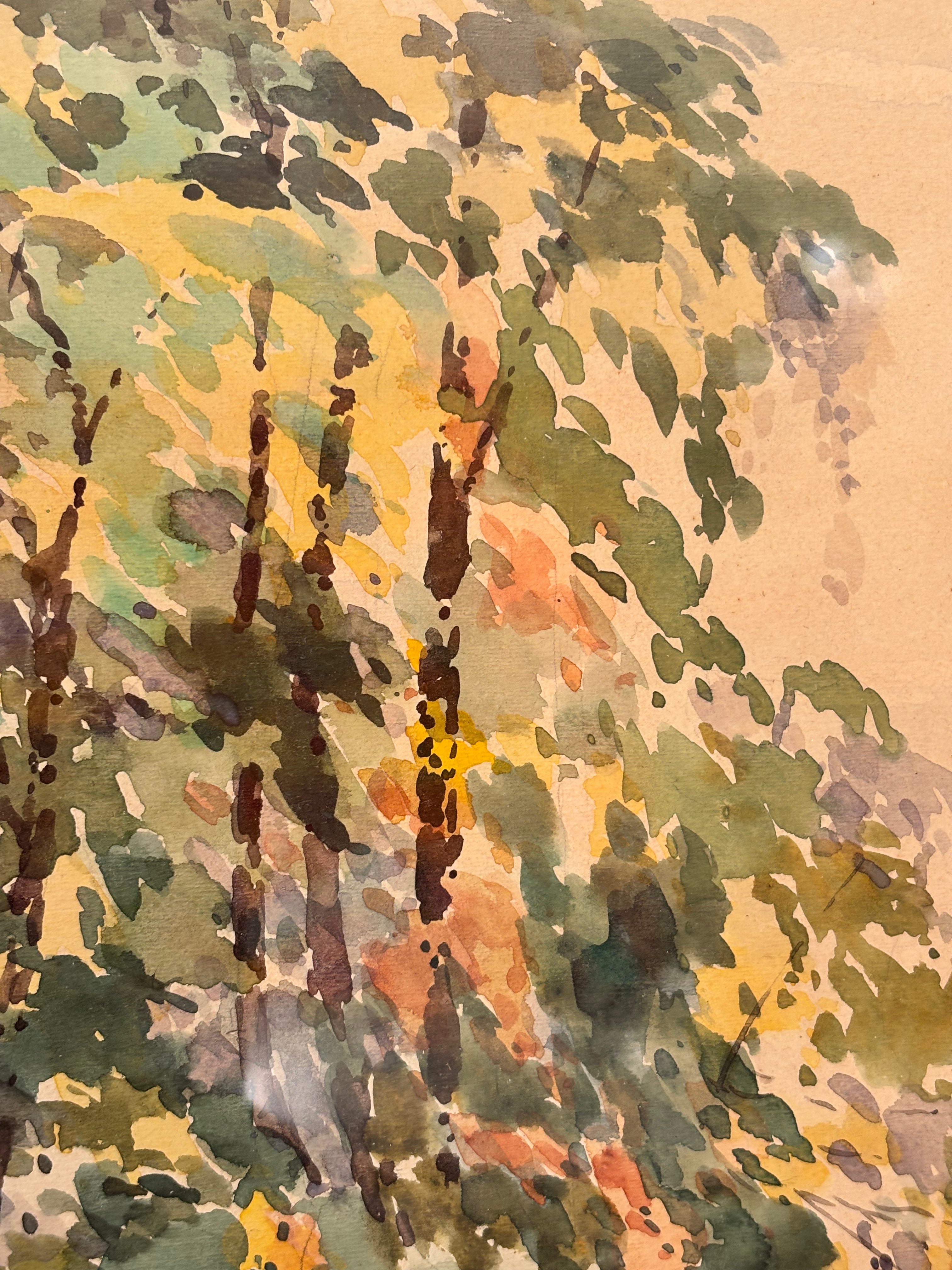 Watercolour Trees