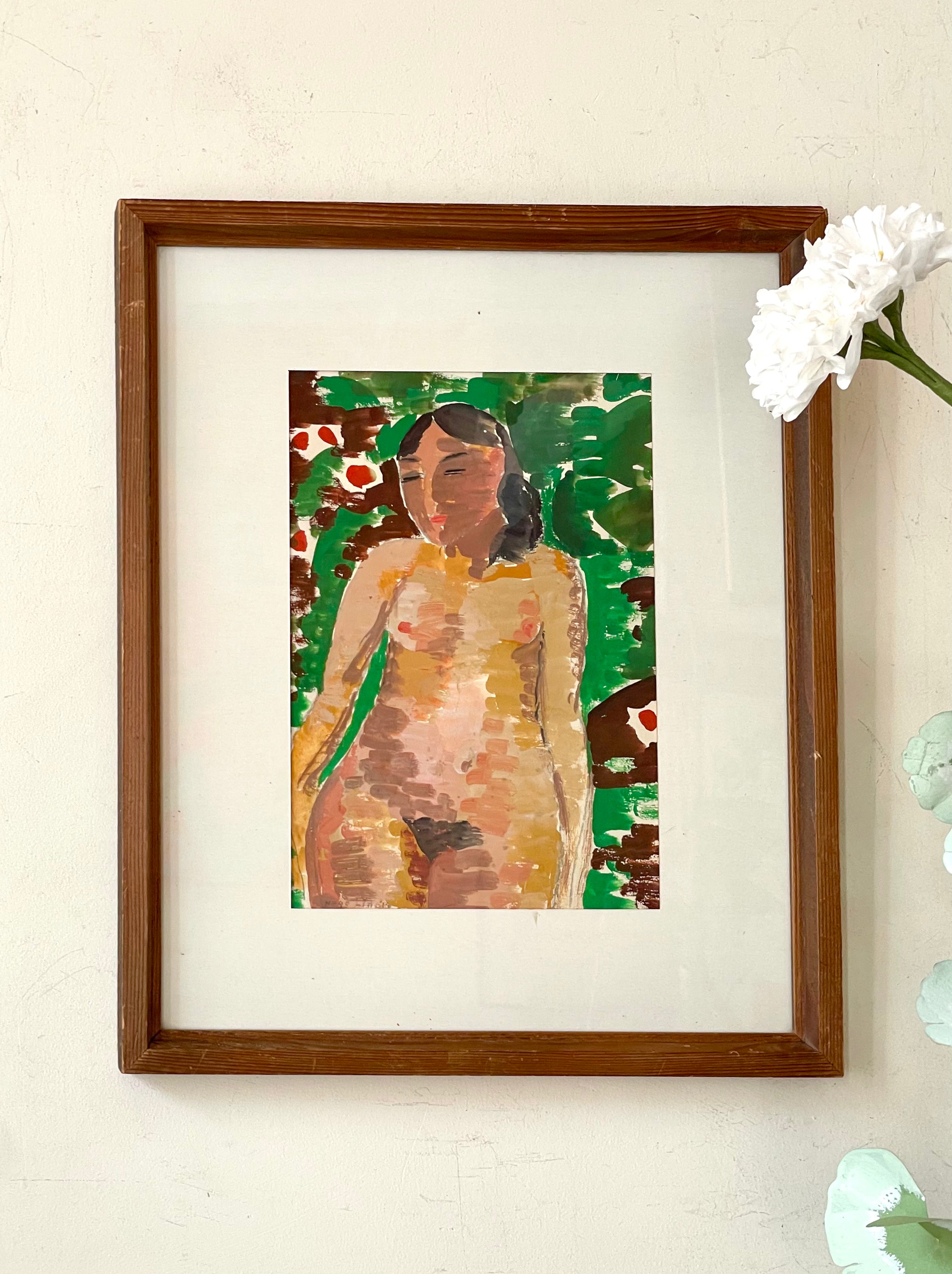 Nude on Green
