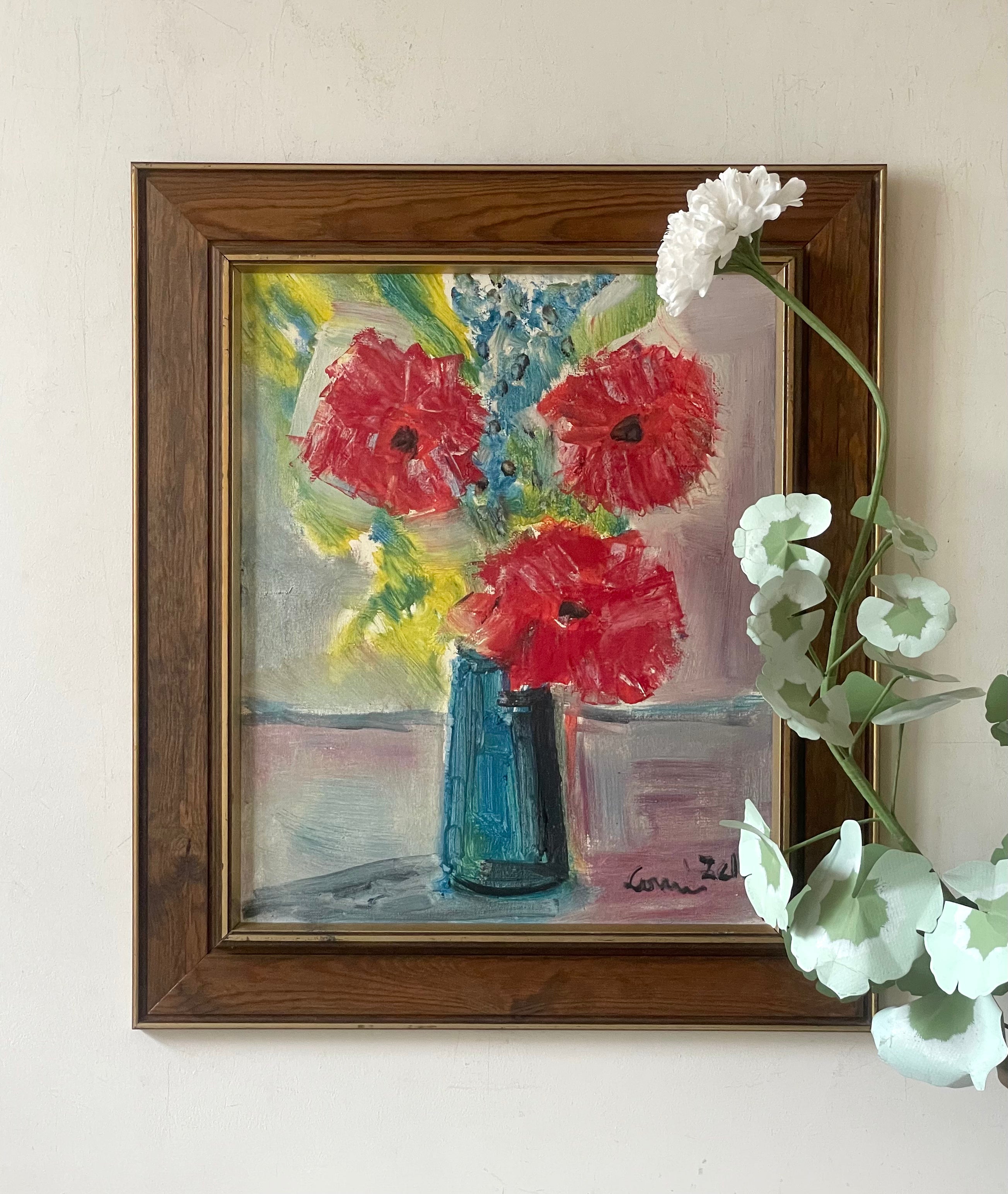 Red Dahlias