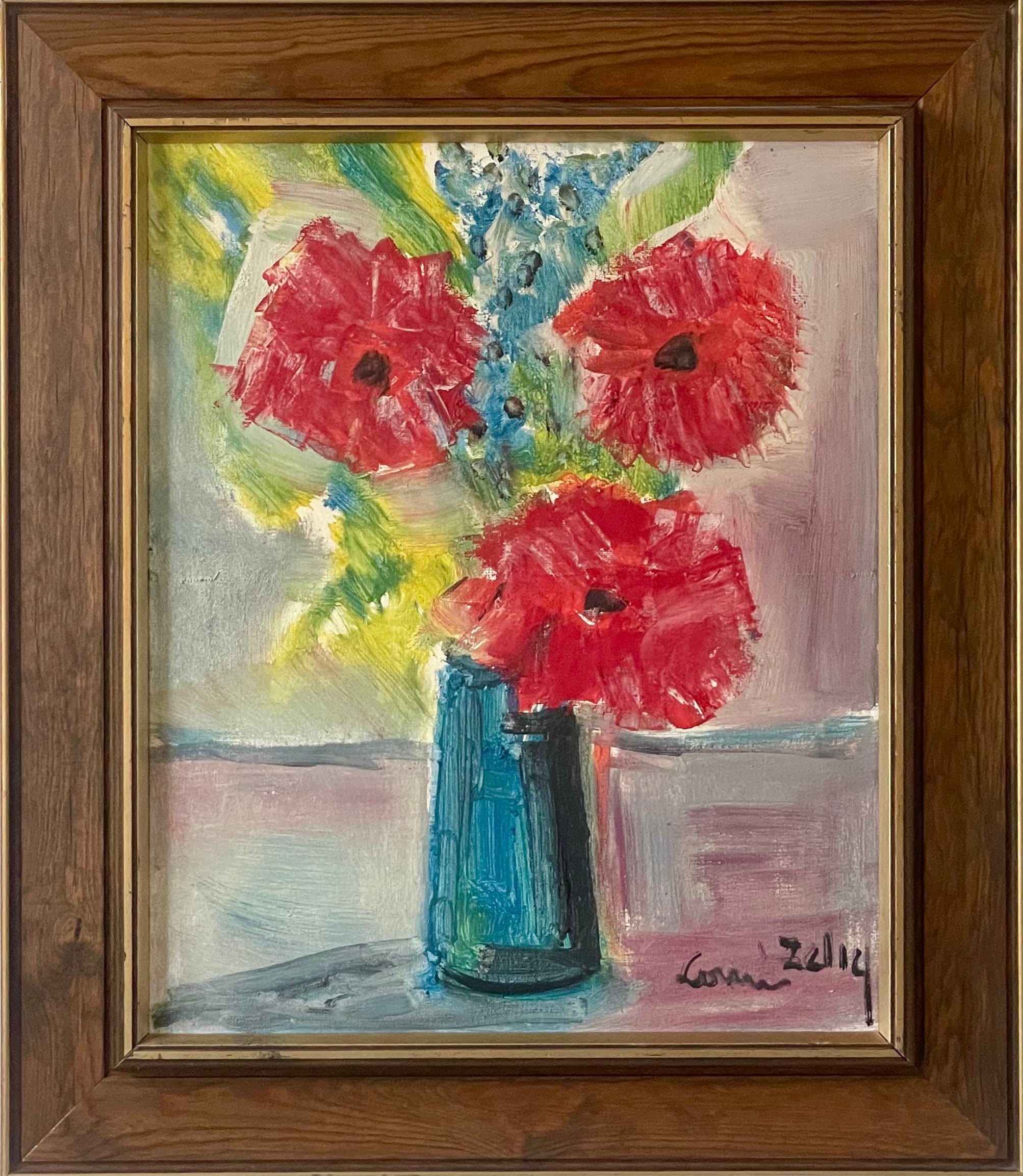 Red Dahlias