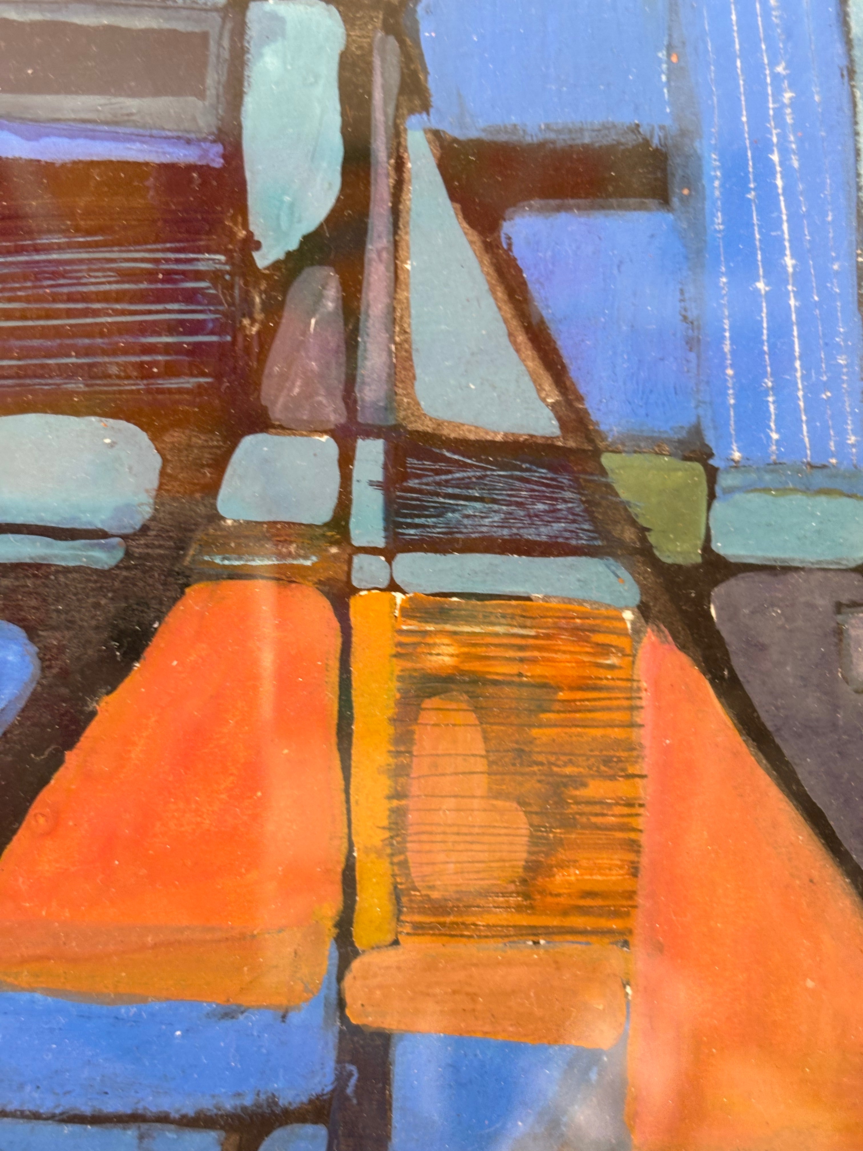 Abstract Boats and Fish