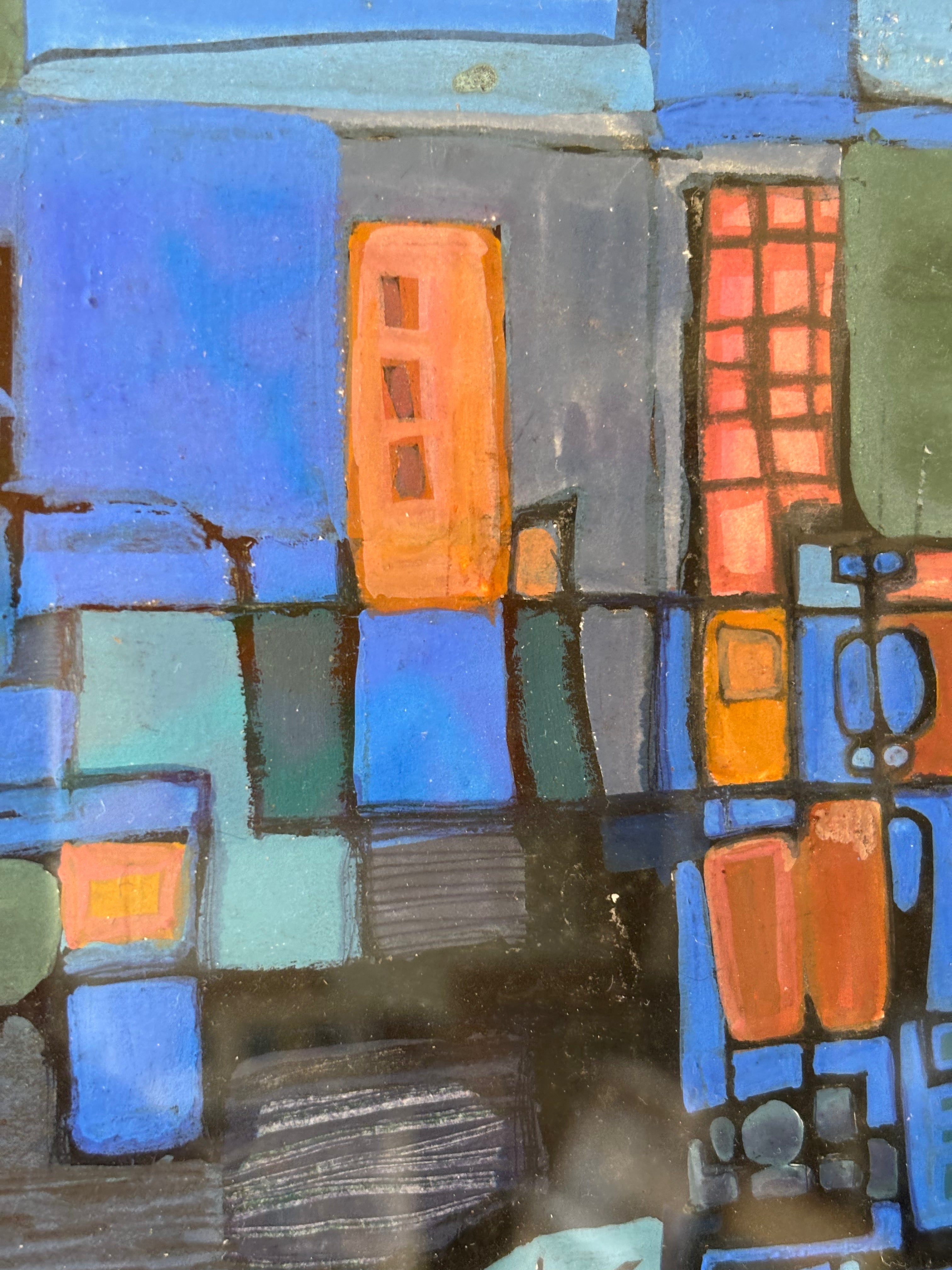 Abstract Boats and Fish