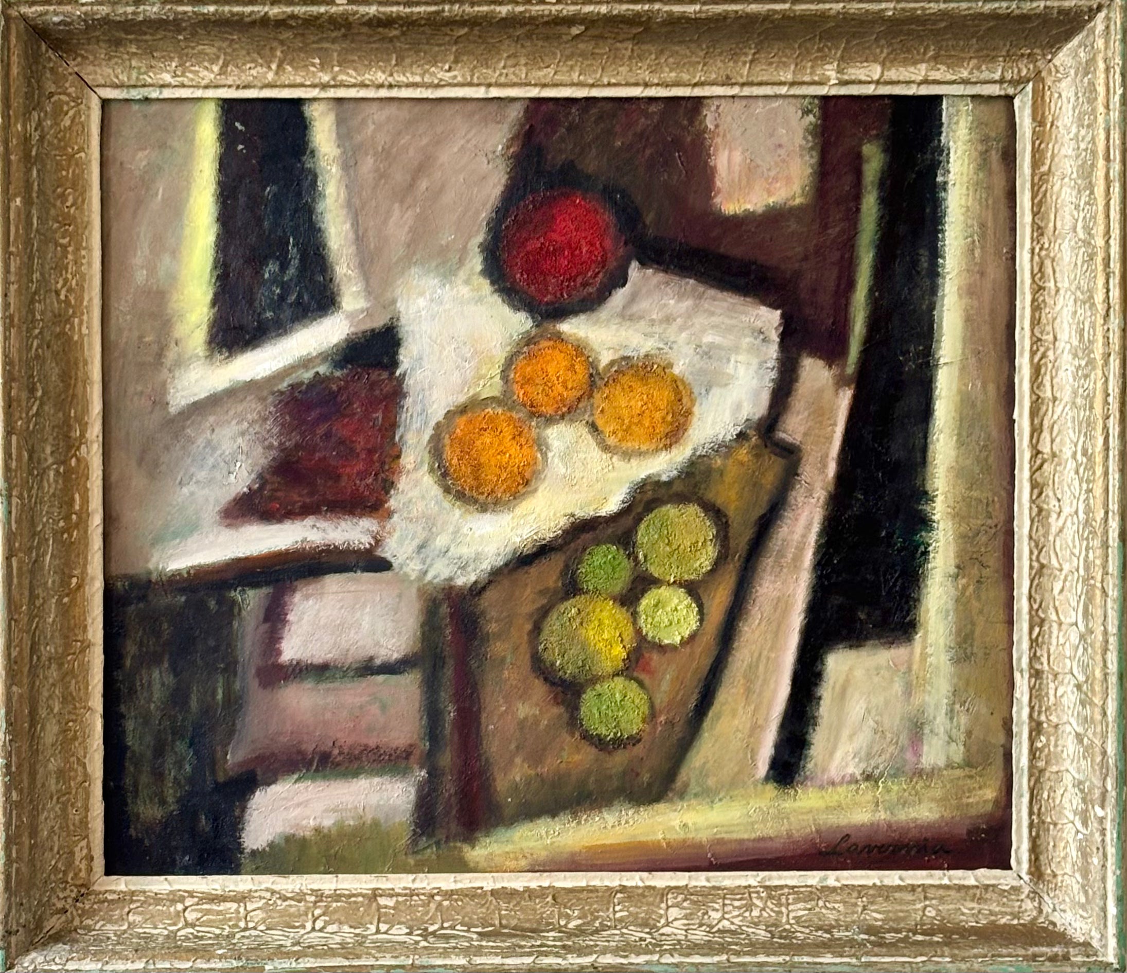 Abstract Still Life with Fruit