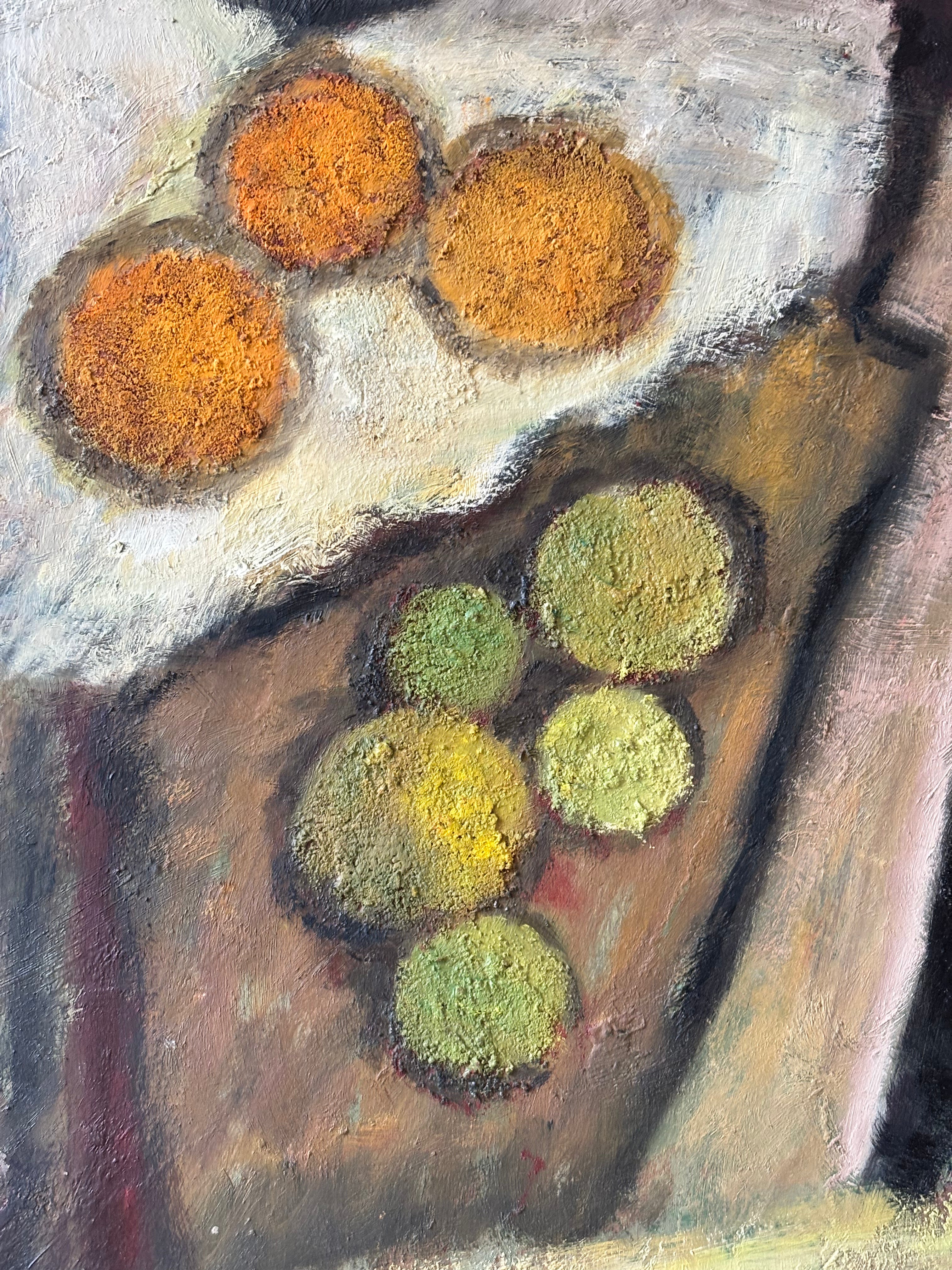 Abstract Still Life with Fruit