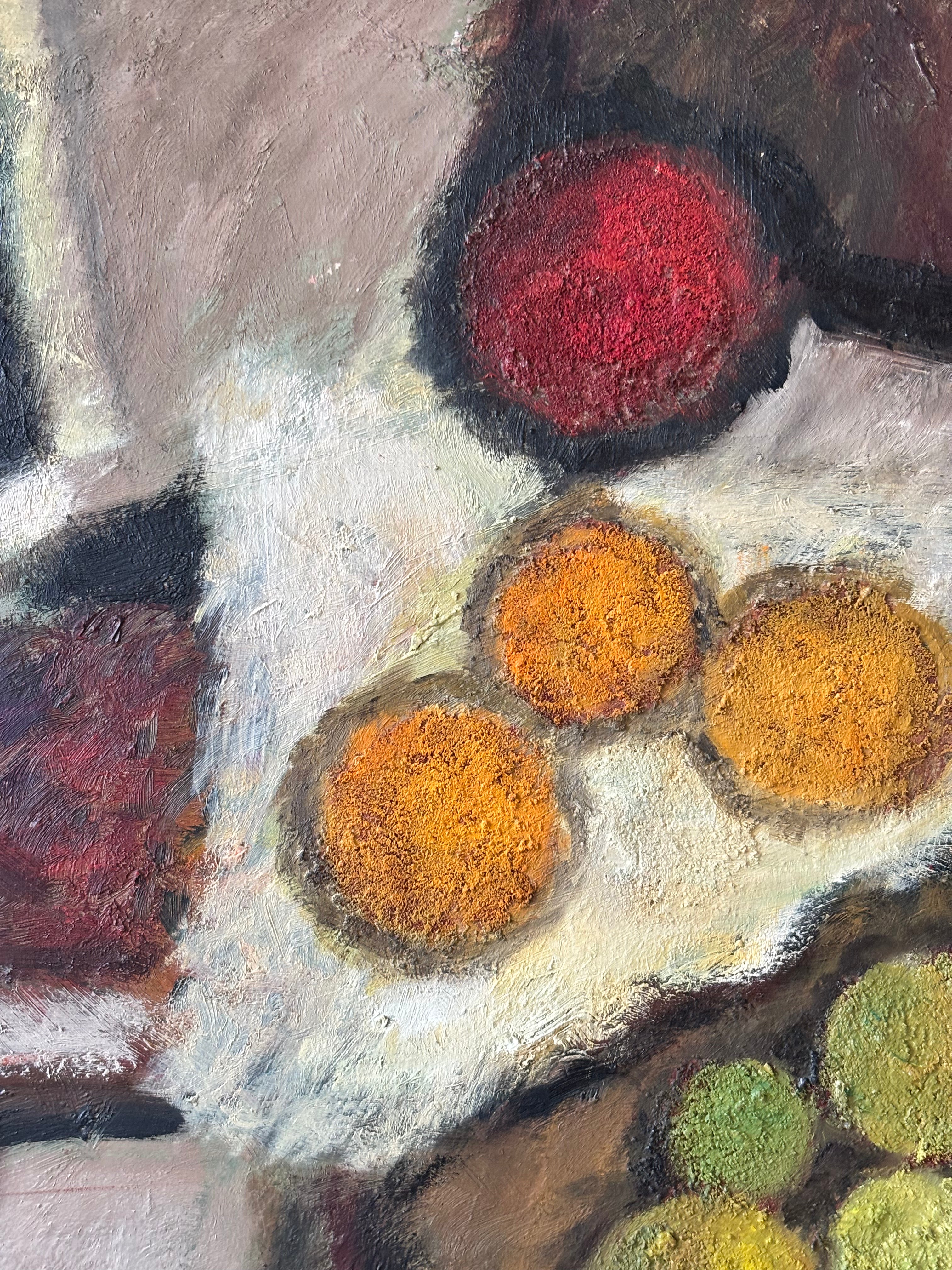 Abstract Still Life with Fruit