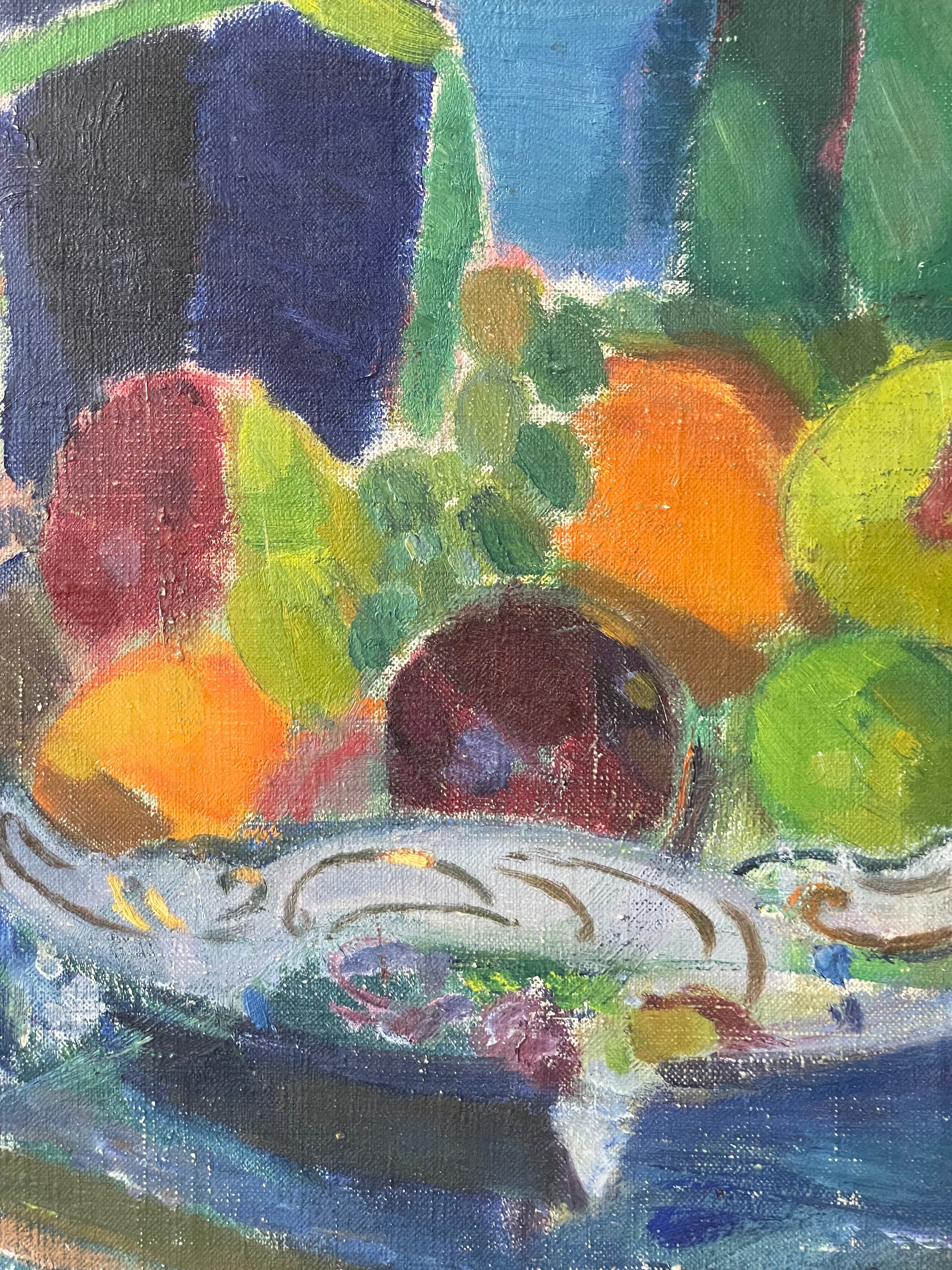 Bright Fruit on a Chair
