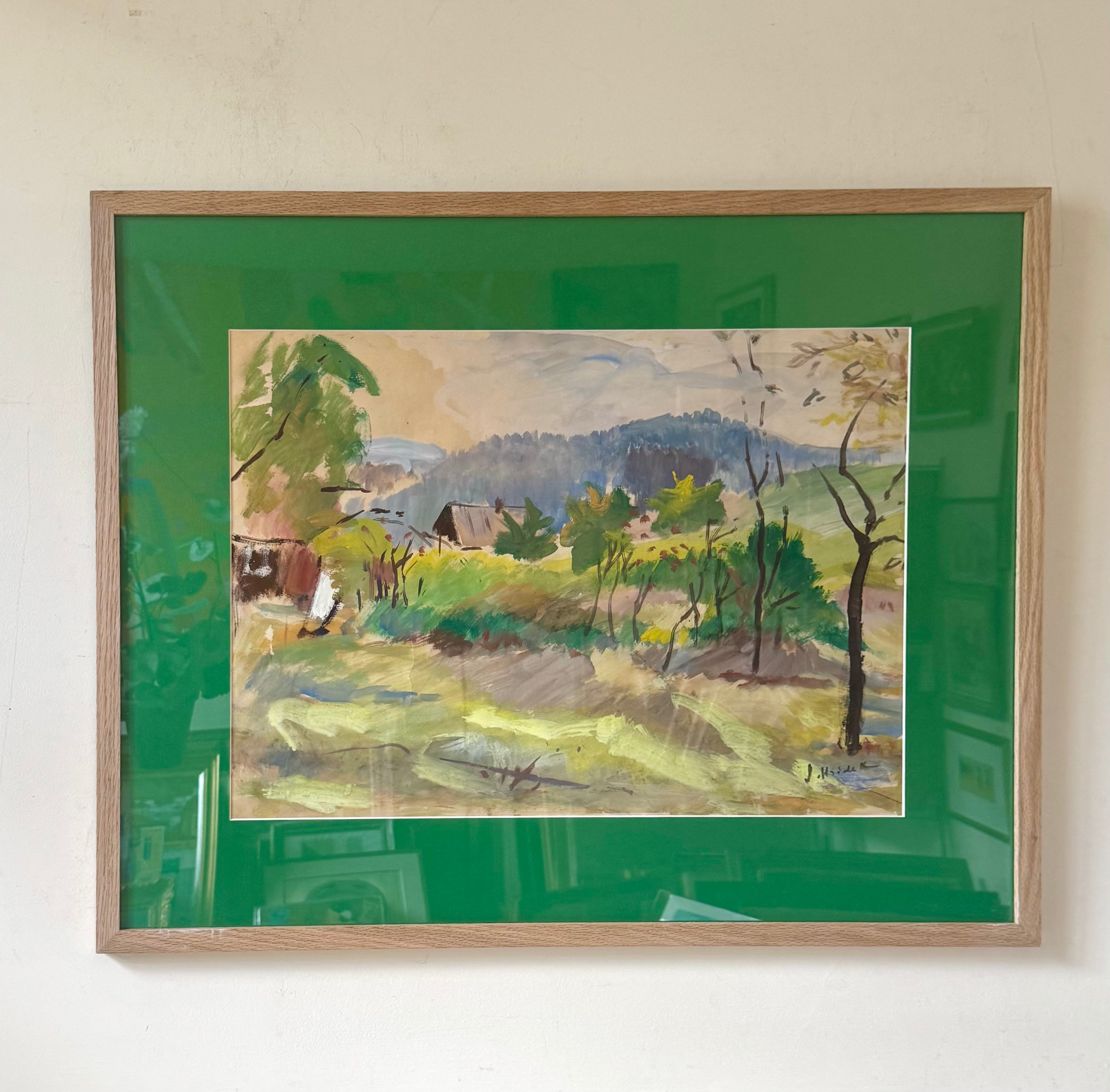 Landscape with Barn
