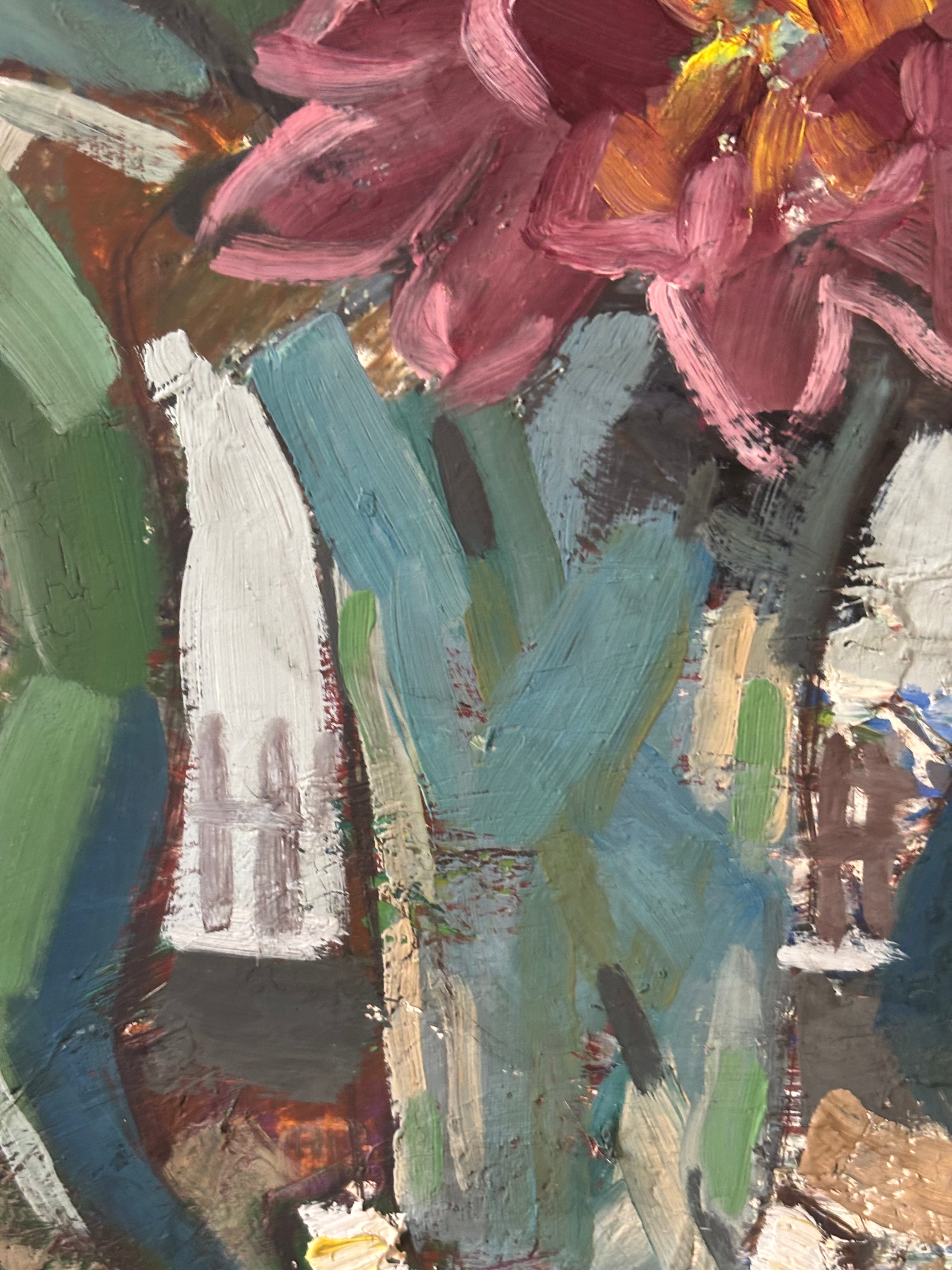 Tulips and Pussy Willow