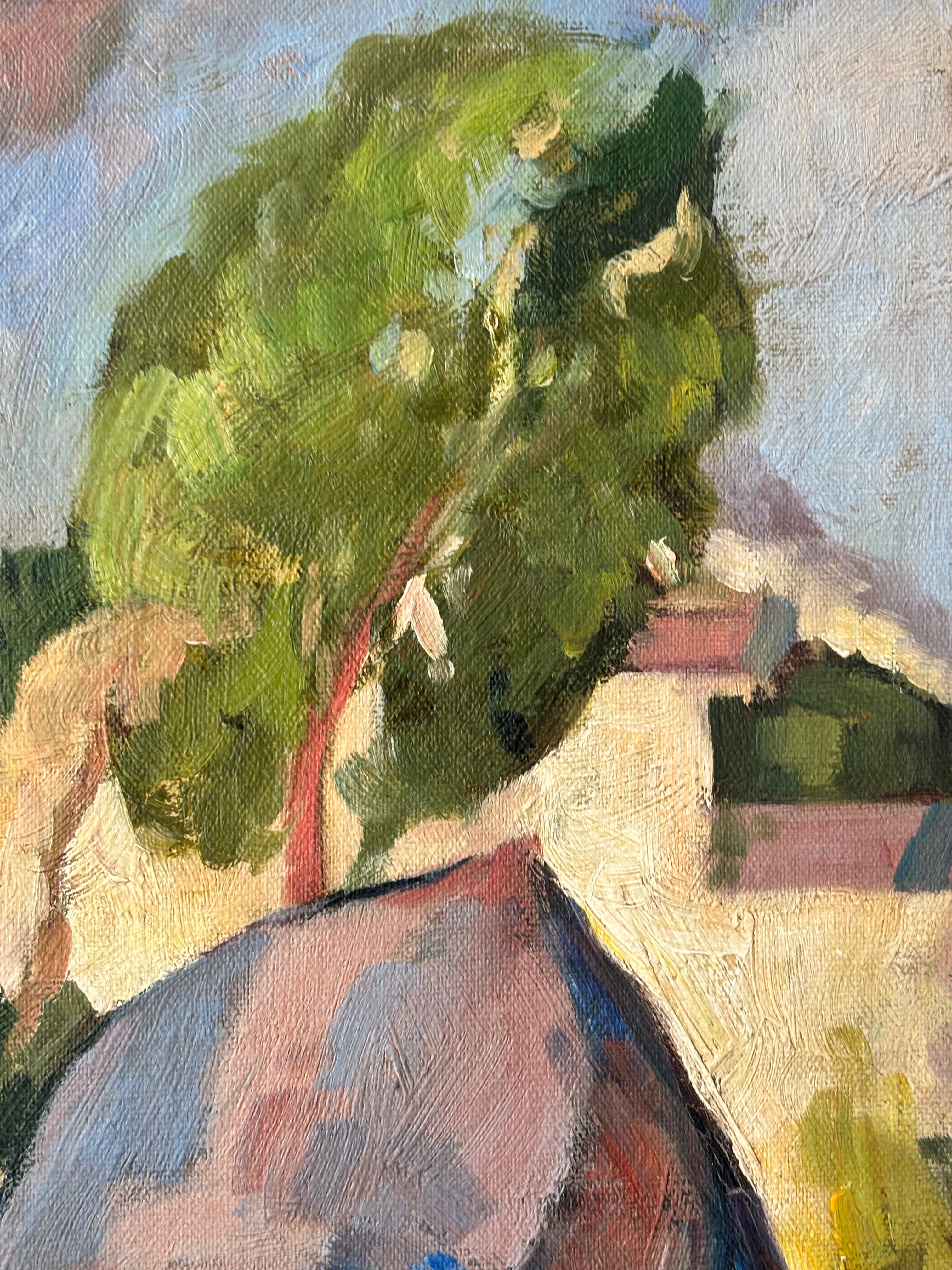 Woman in Cypress Trees