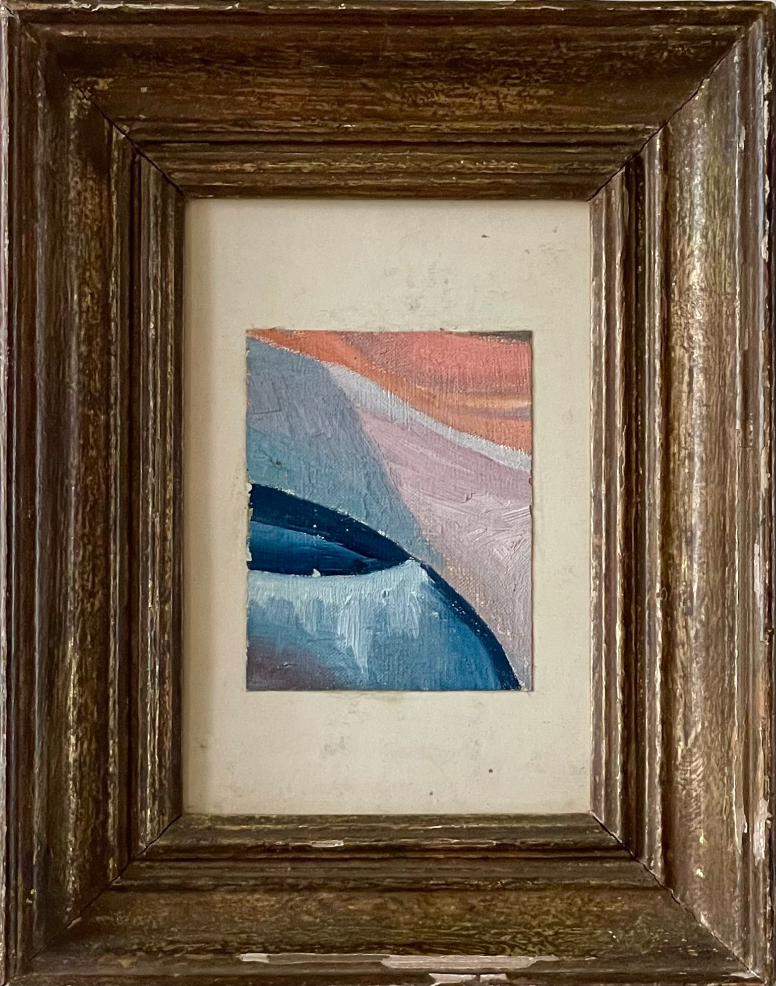 Pink and Blue Abstract