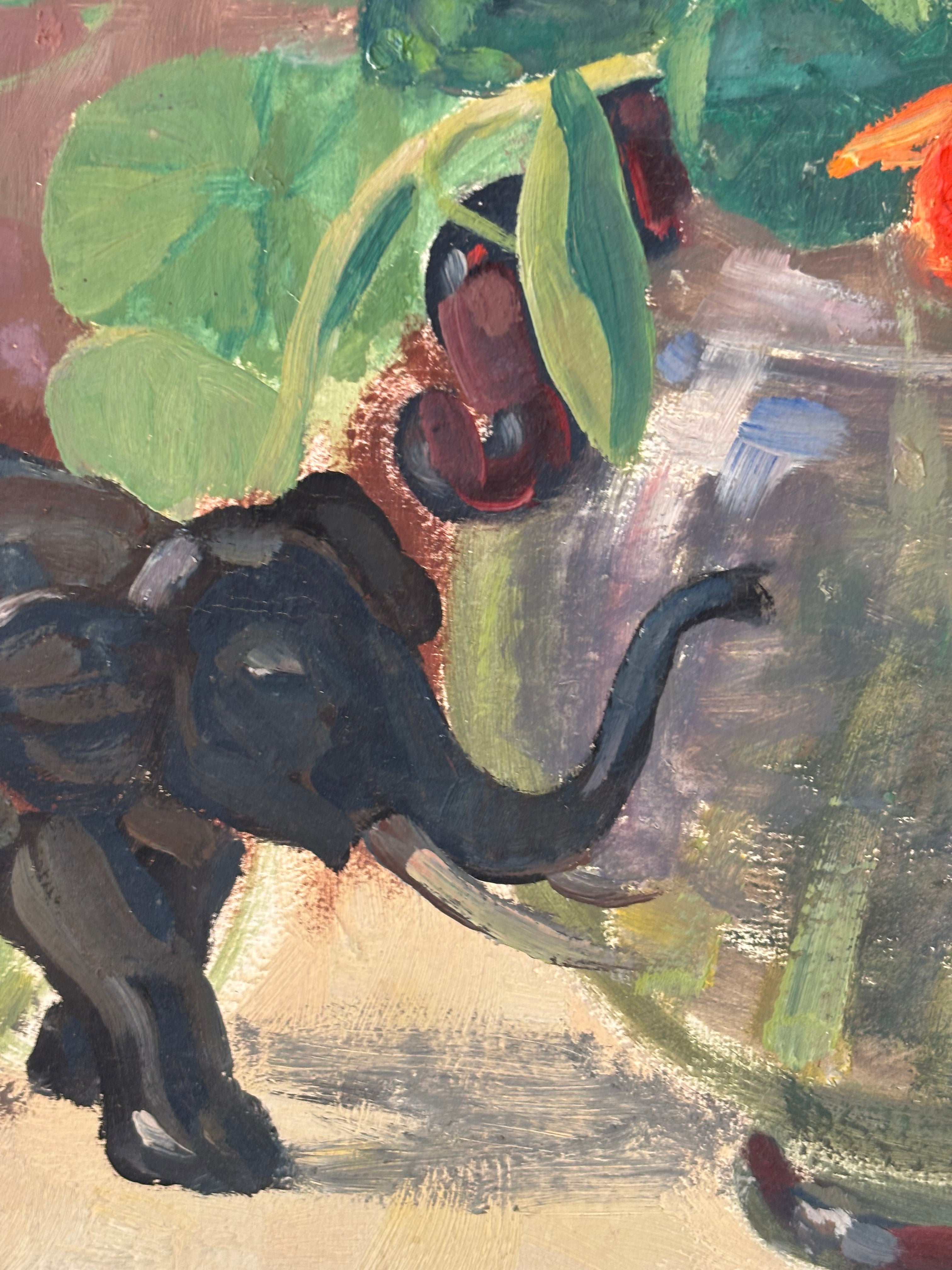 Flowers with Elephant