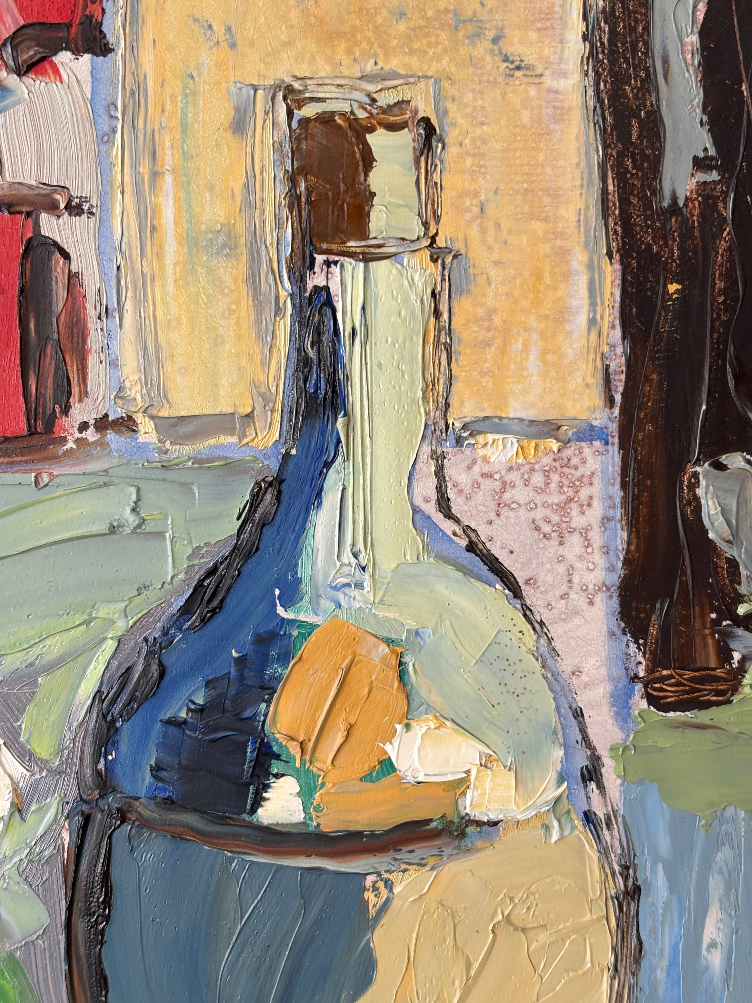 Still Life with Green Apples