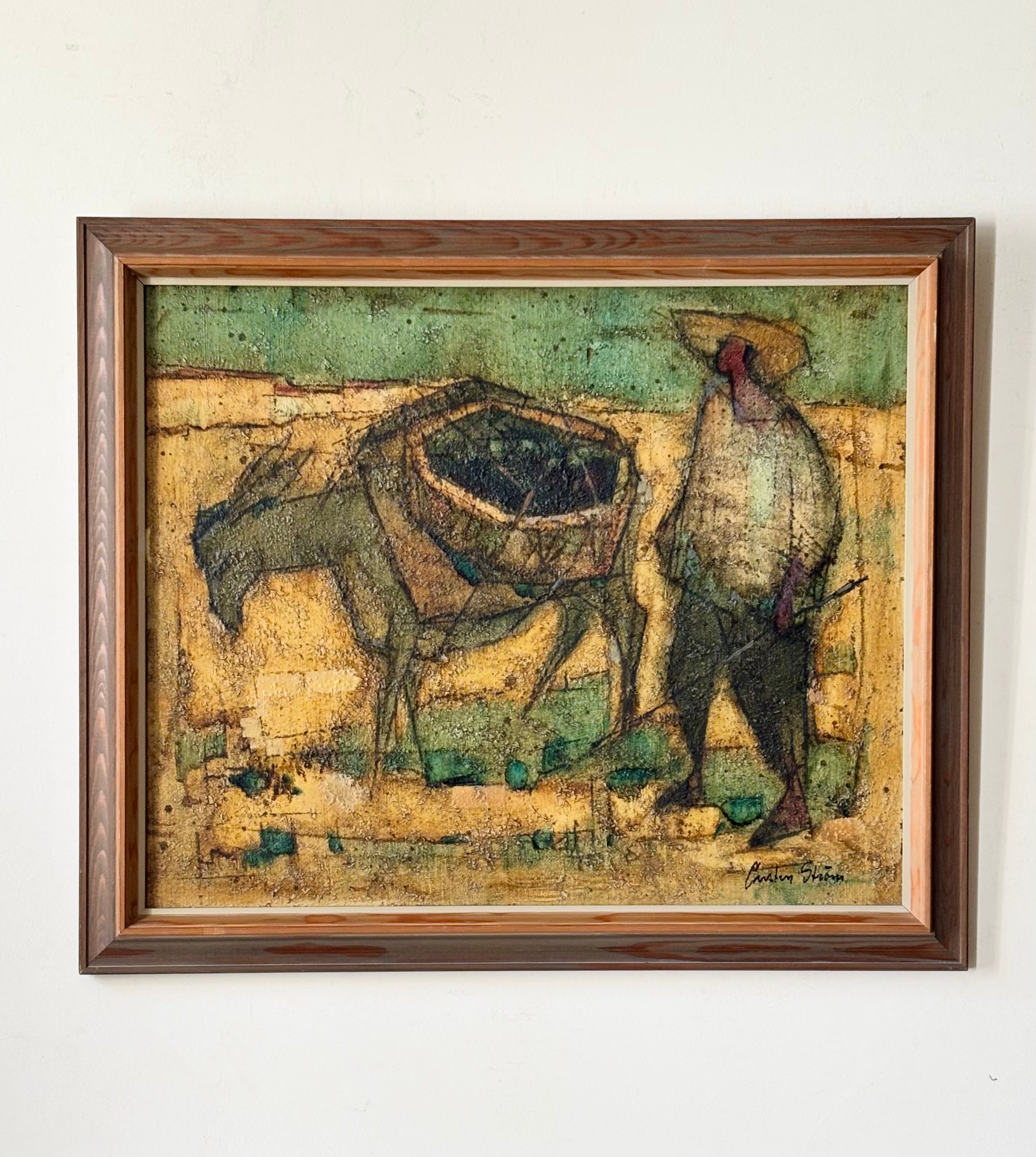 Man with a Donkey