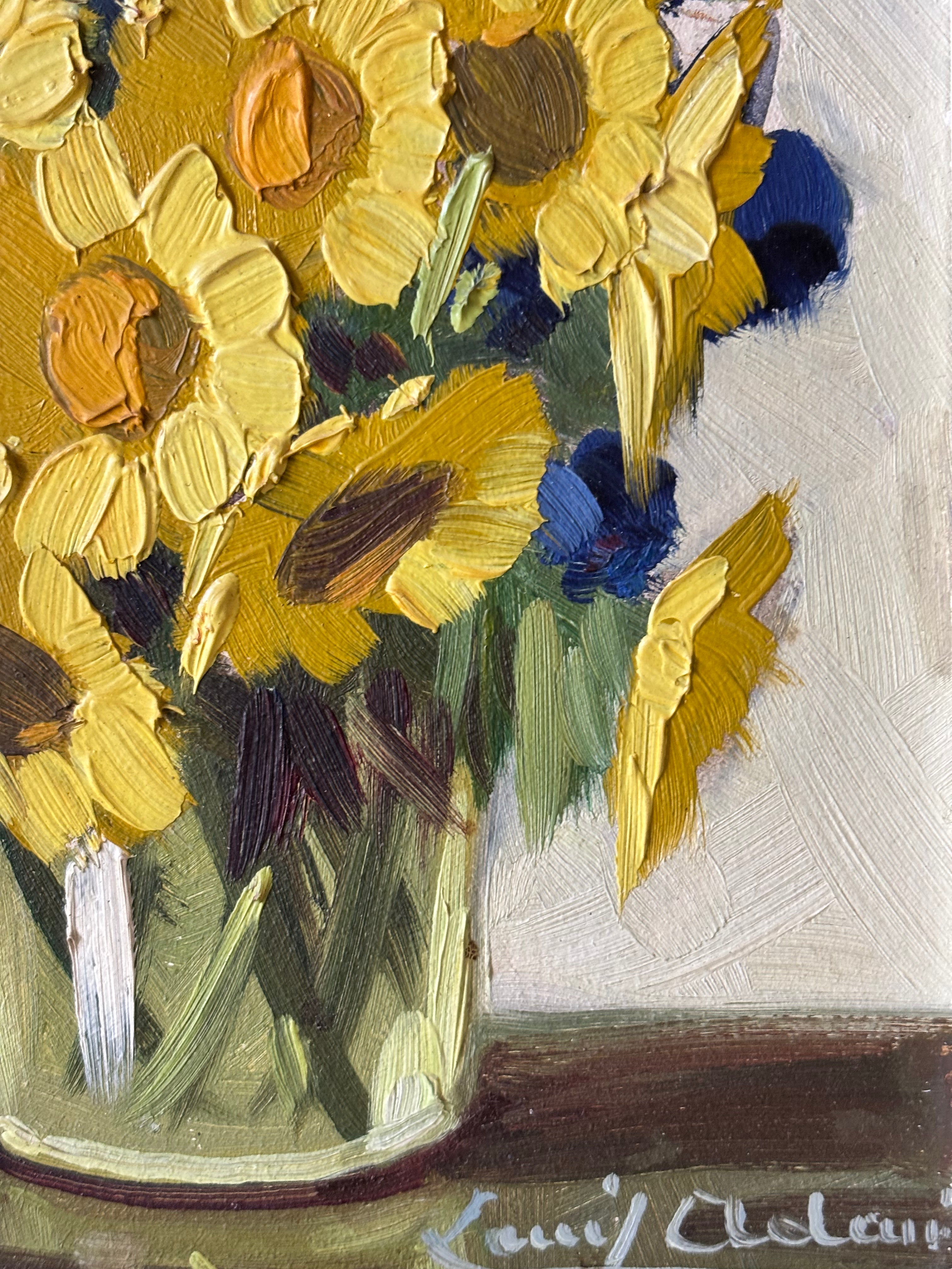 Blue and Yellow Flowers