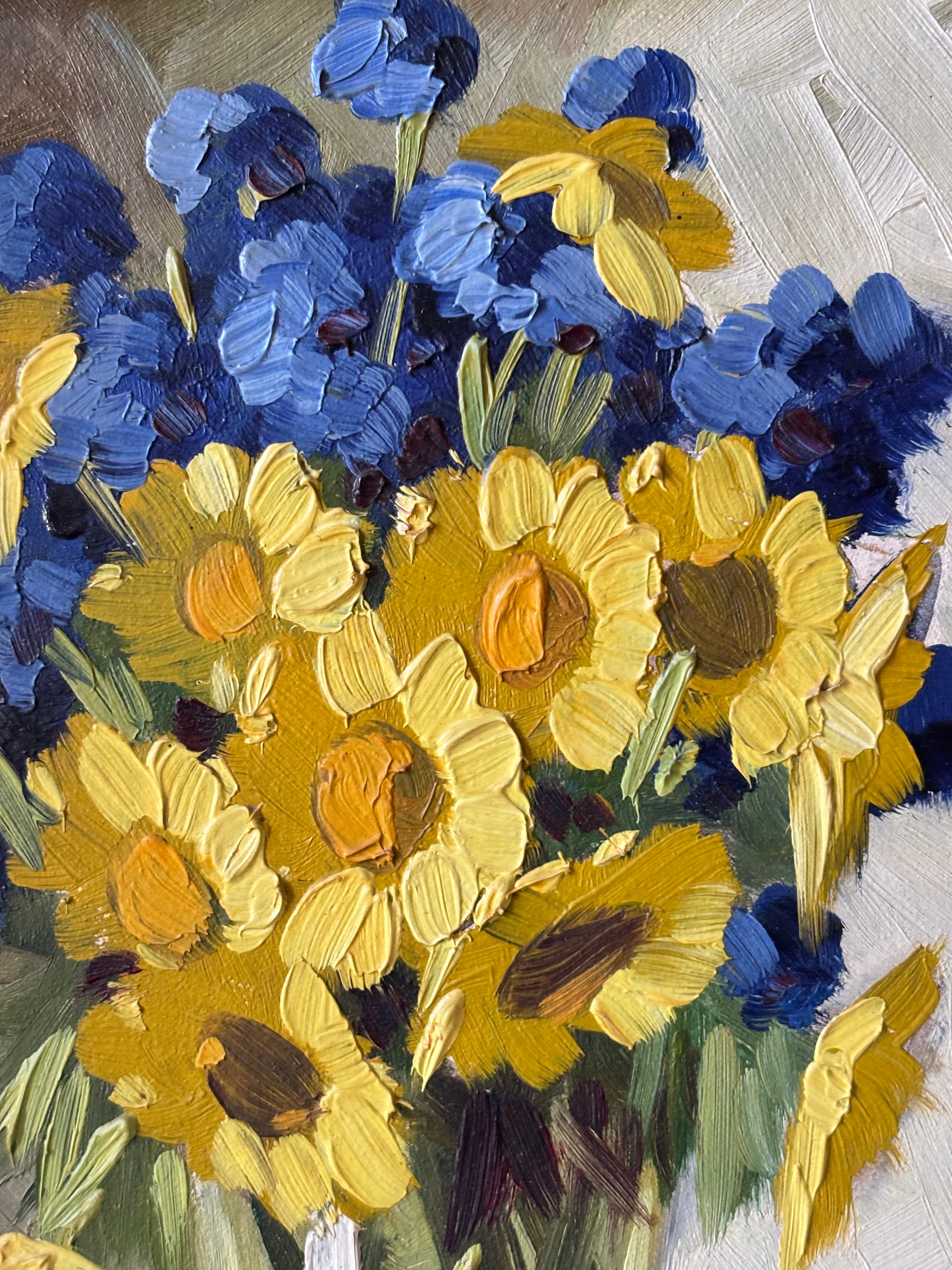 Blue and Yellow Flowers