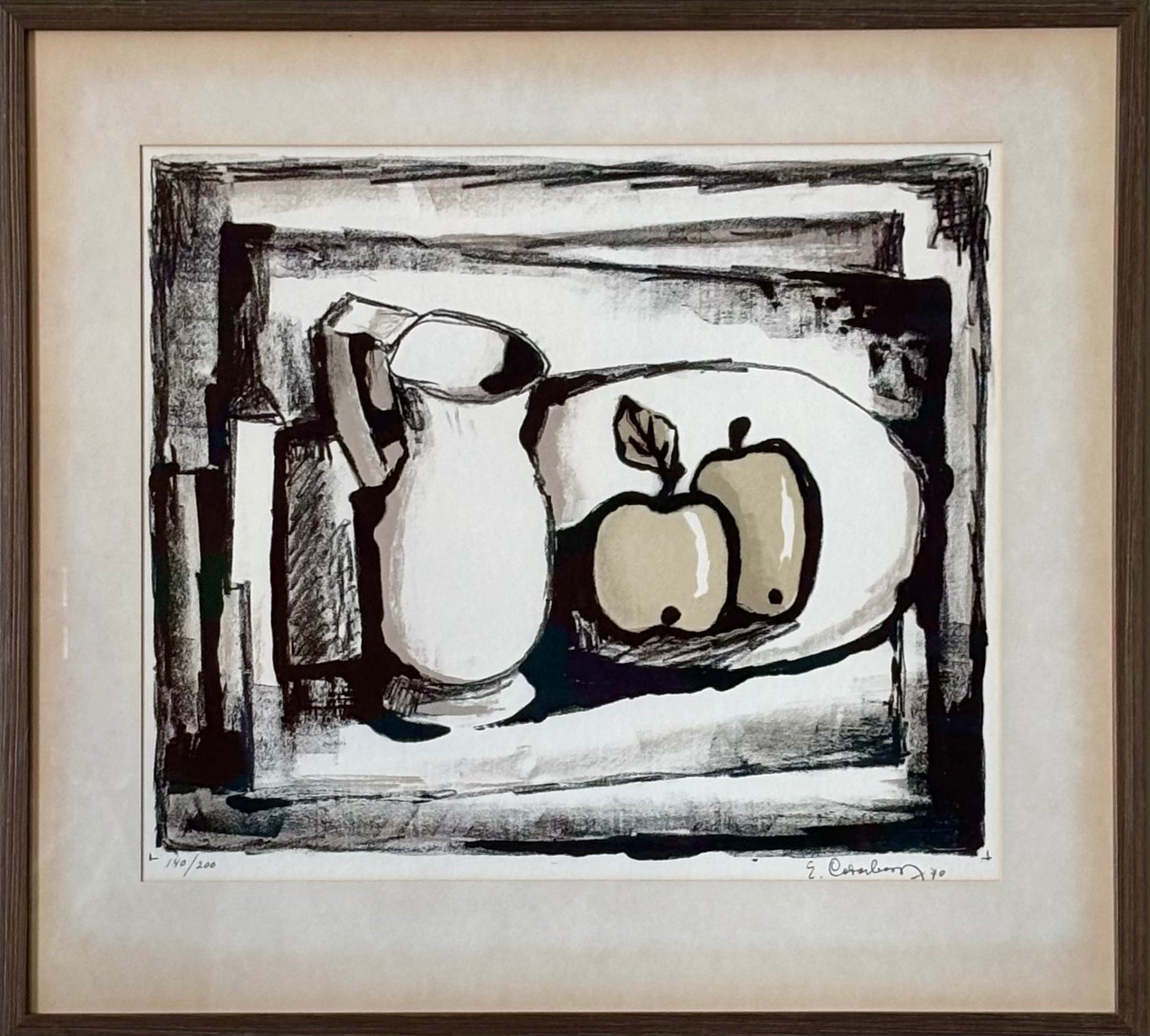 Milk Jug and Apples