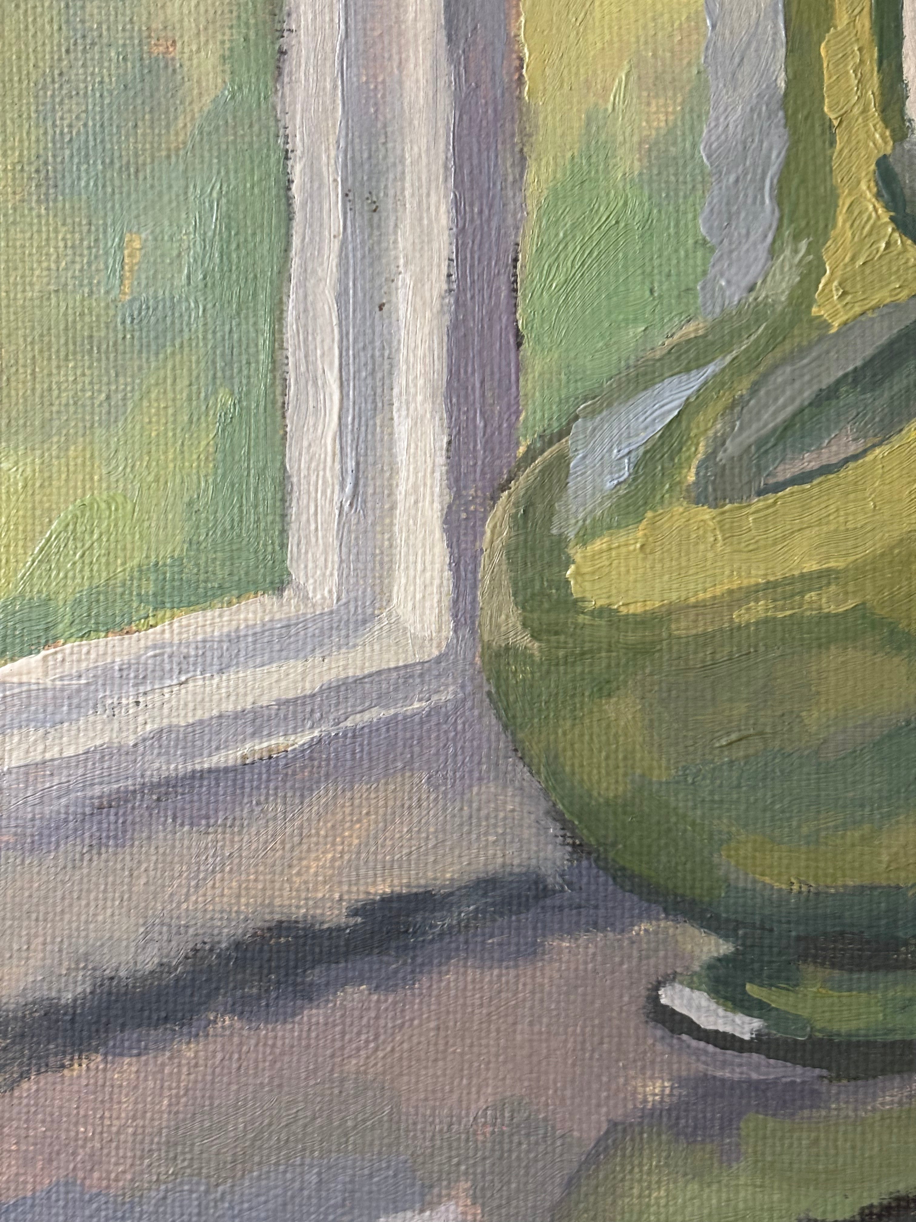 Roses in Yellow Vase