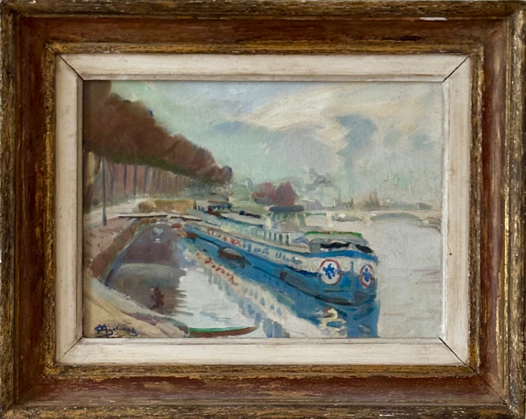 Barge in the Canal