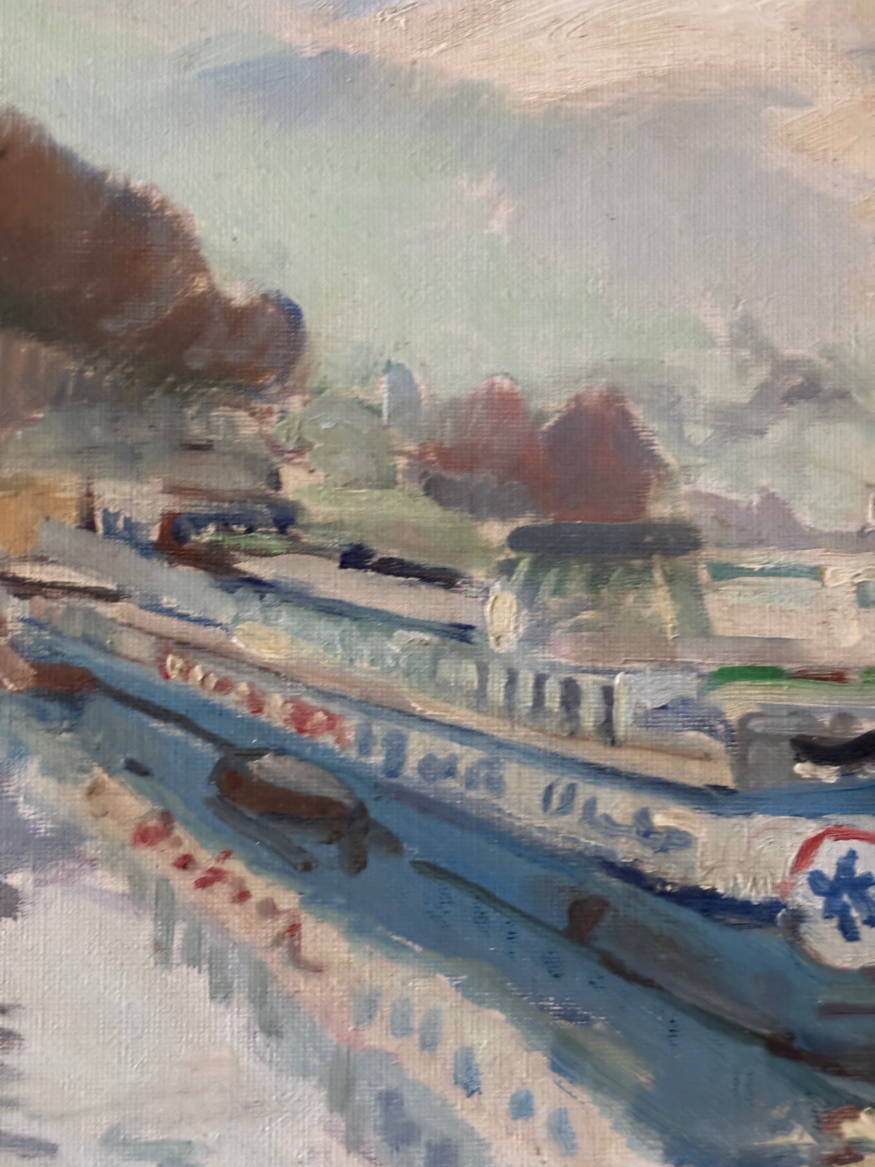 Barge in the Canal