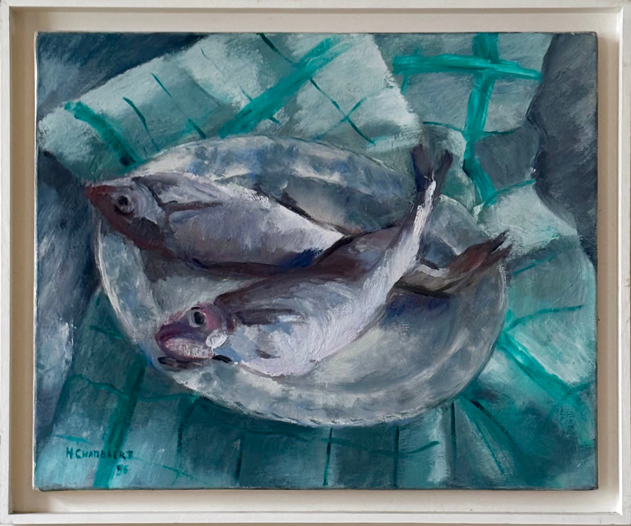 Fish on a White Plate