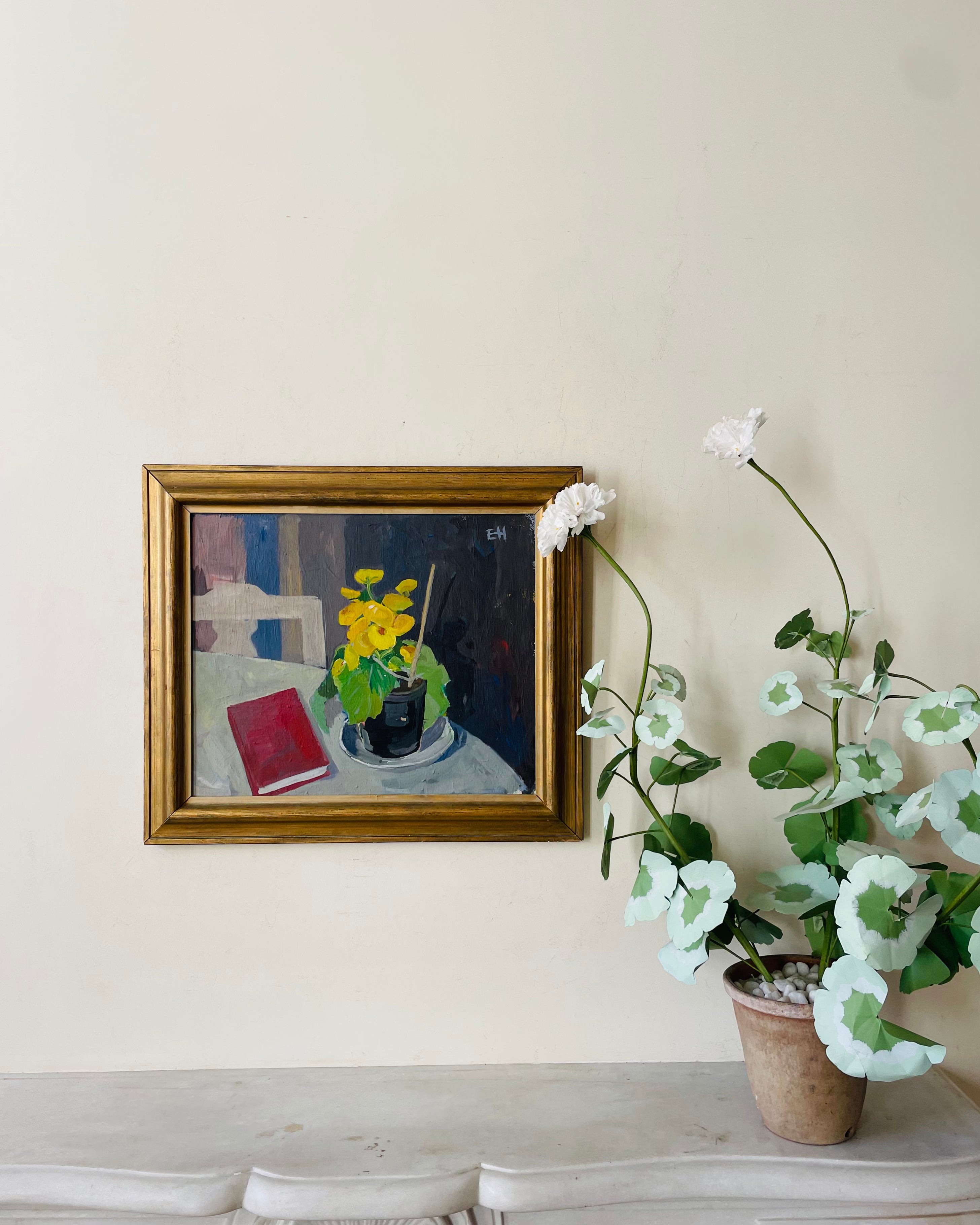 Yellow Begonia.