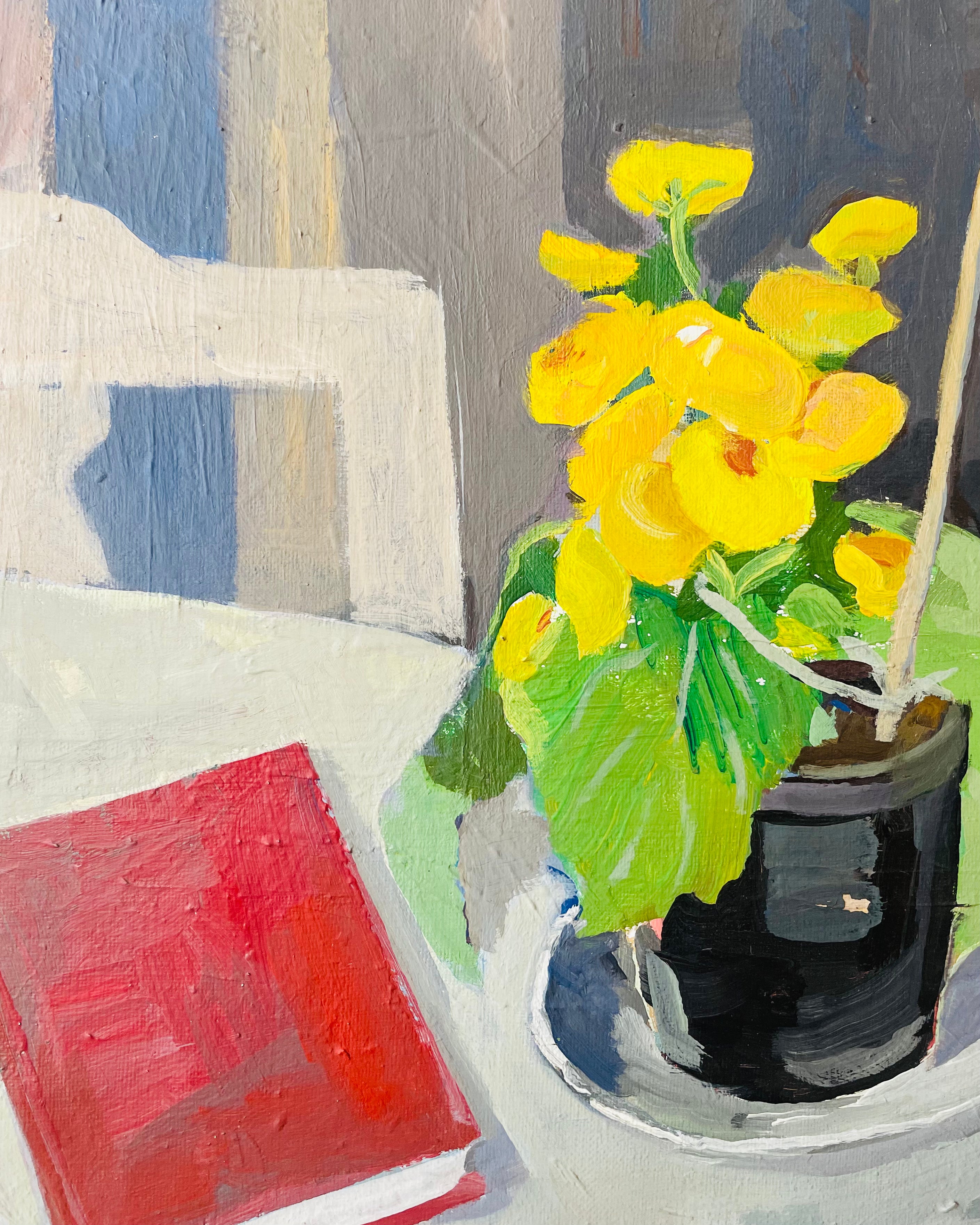 Yellow Begonia.
