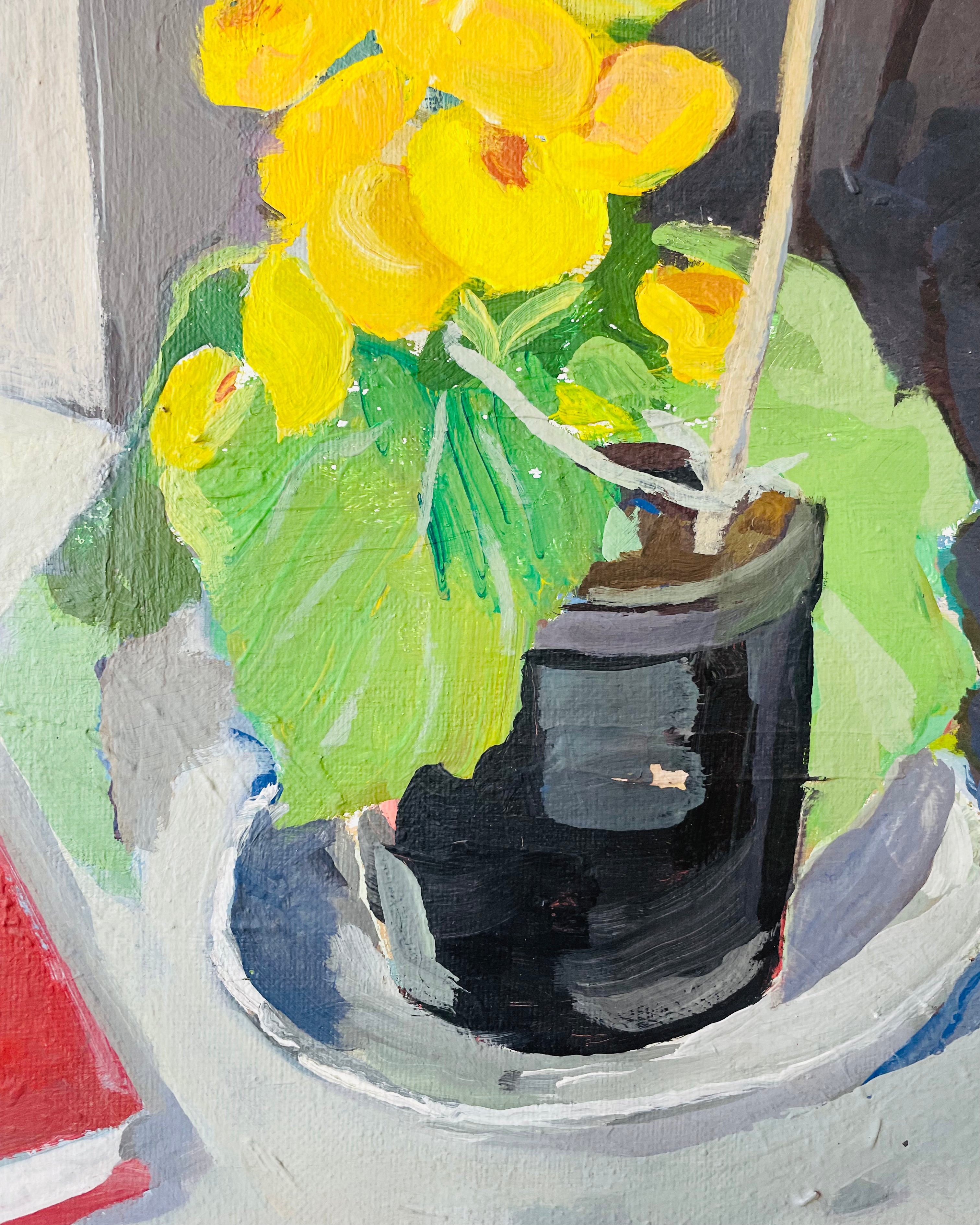 Yellow Begonia.