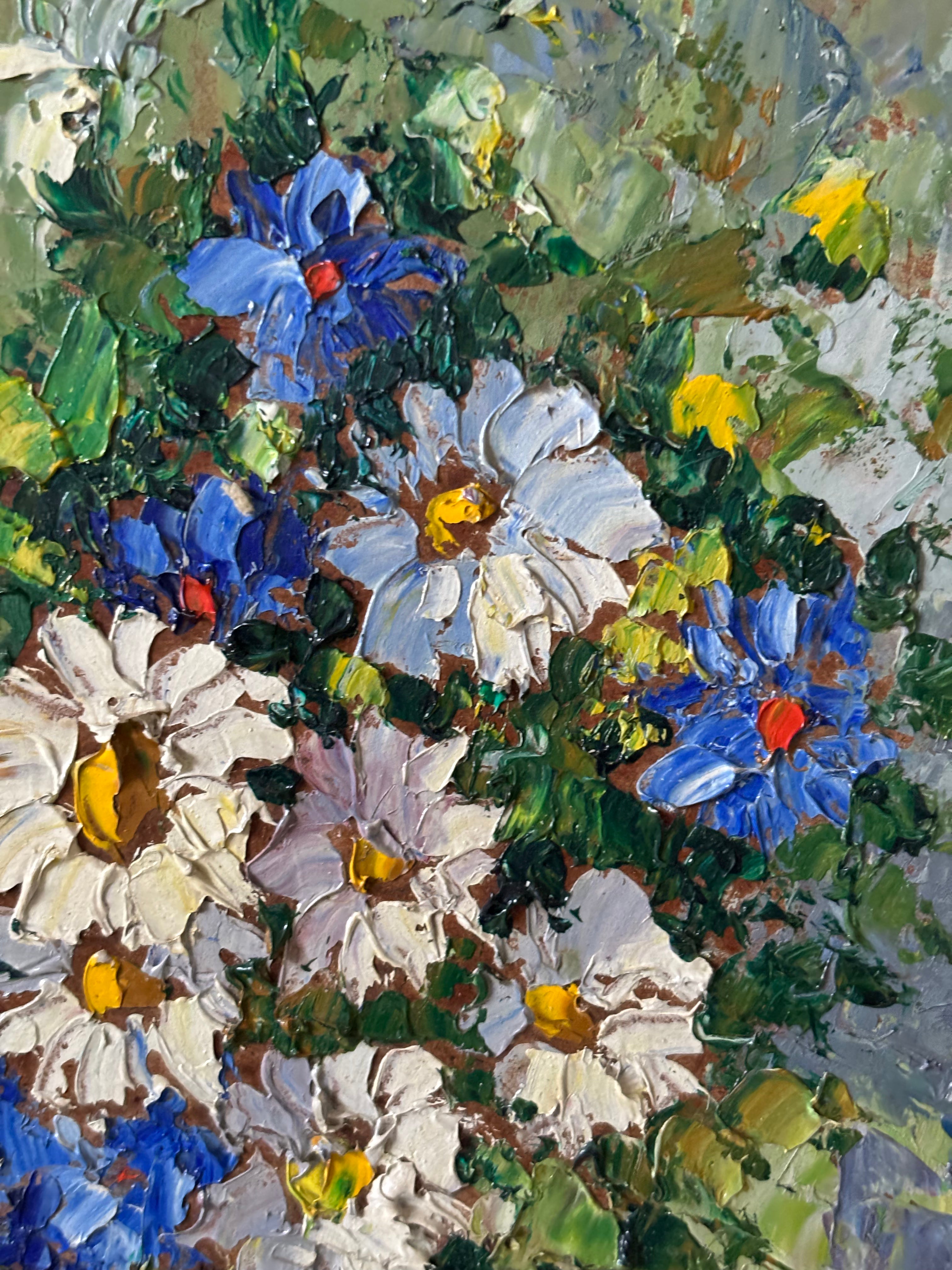 Daisies and Cornflowers