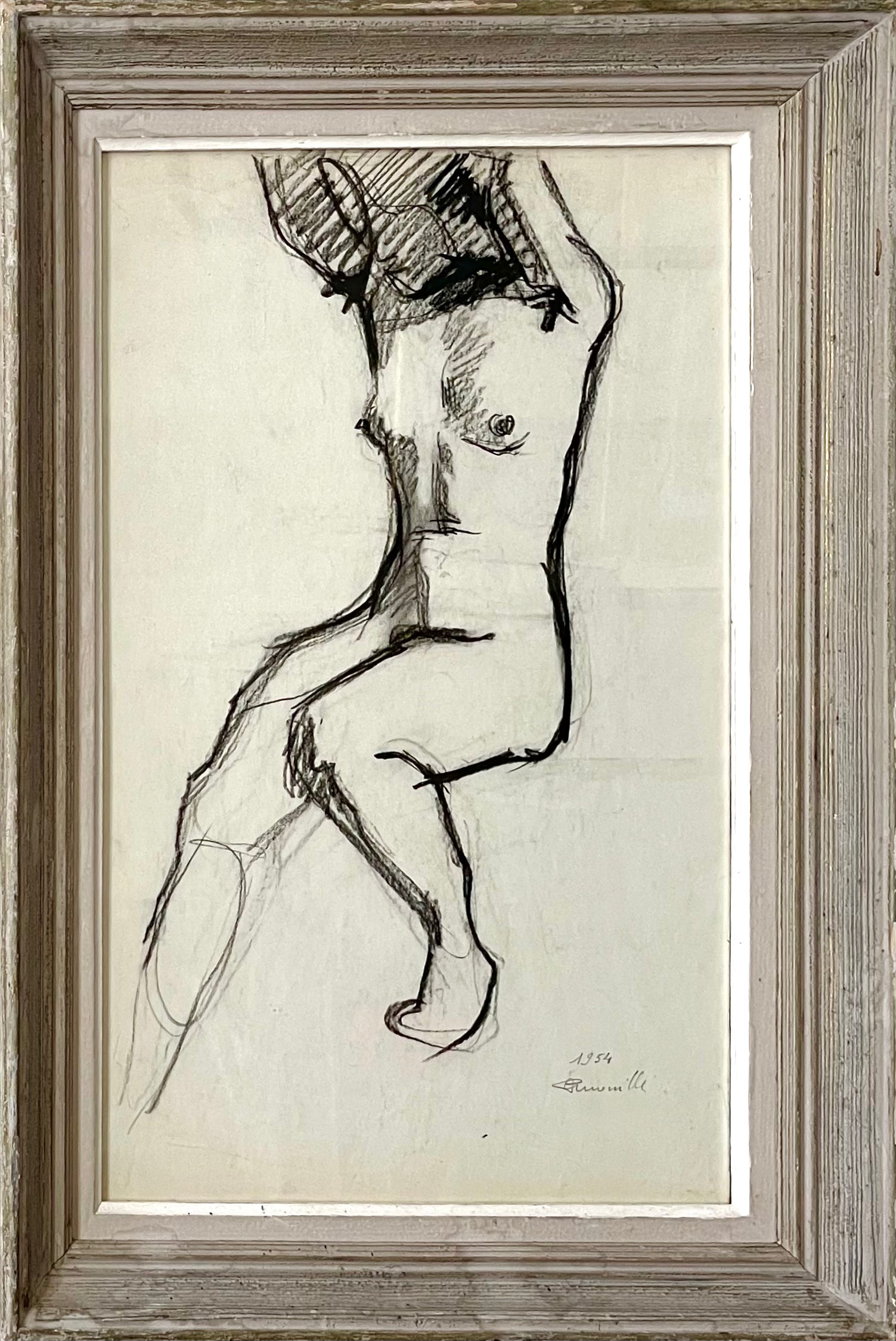 Arms Raised Nude