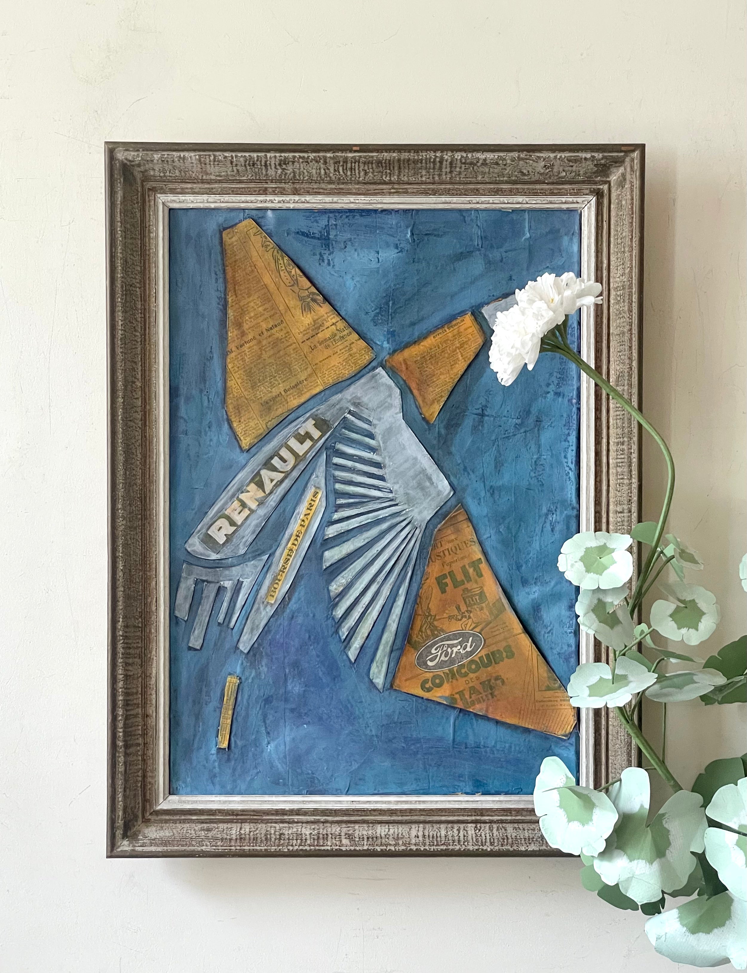 Abstract Bird Collage